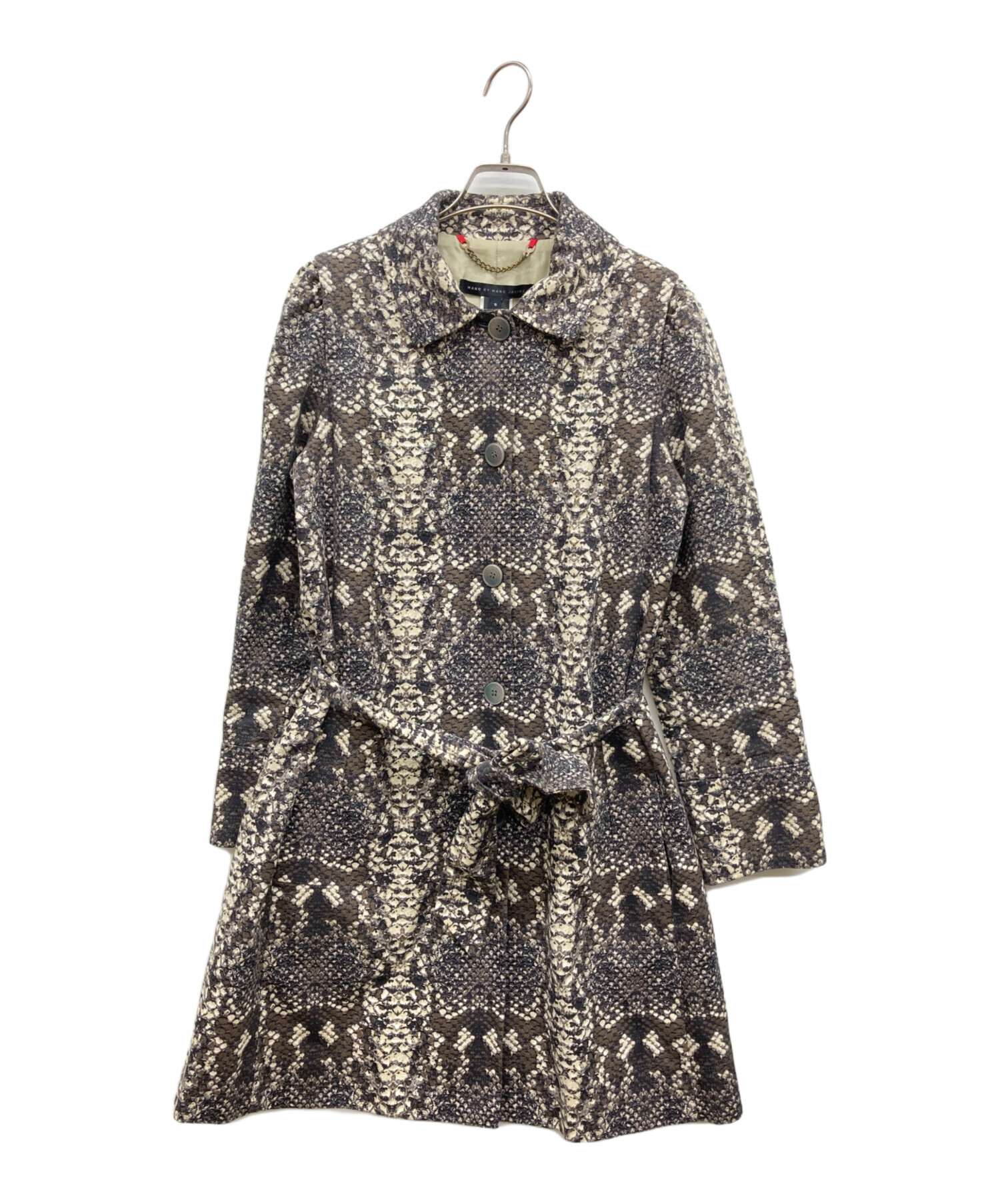 MARC JACOBS マーク ジェイコブス　ロングコート　メンズ　チェック柄 中古・古着通販】Marc by Marc Jacobs (マークバイマークジェイコブス