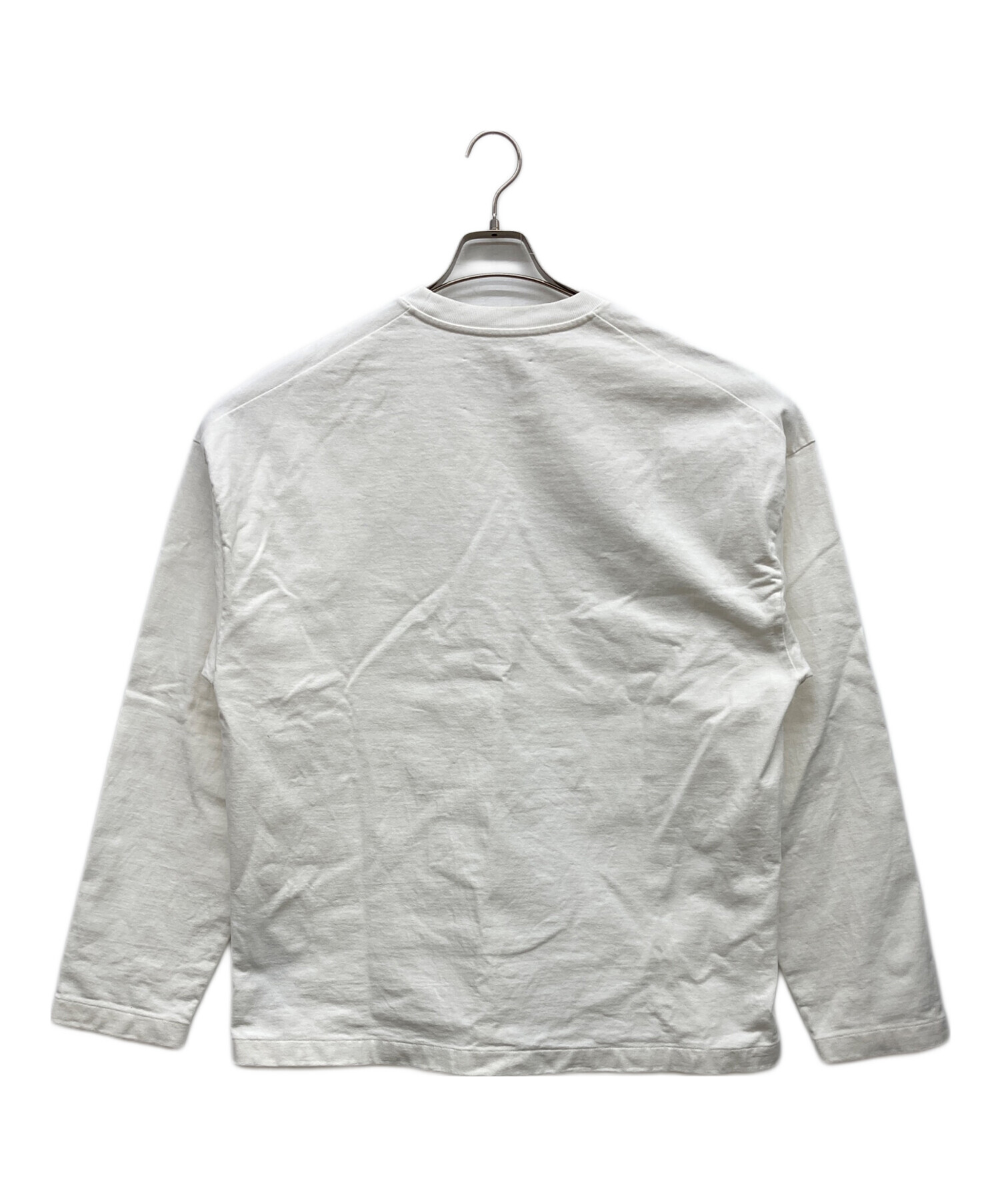 JIL SANDER ジルサンダー　ロゴプリント長袖カットソー 中古・古着通販】JIL SANDER (ジルサンダー) ロゴプリント長袖