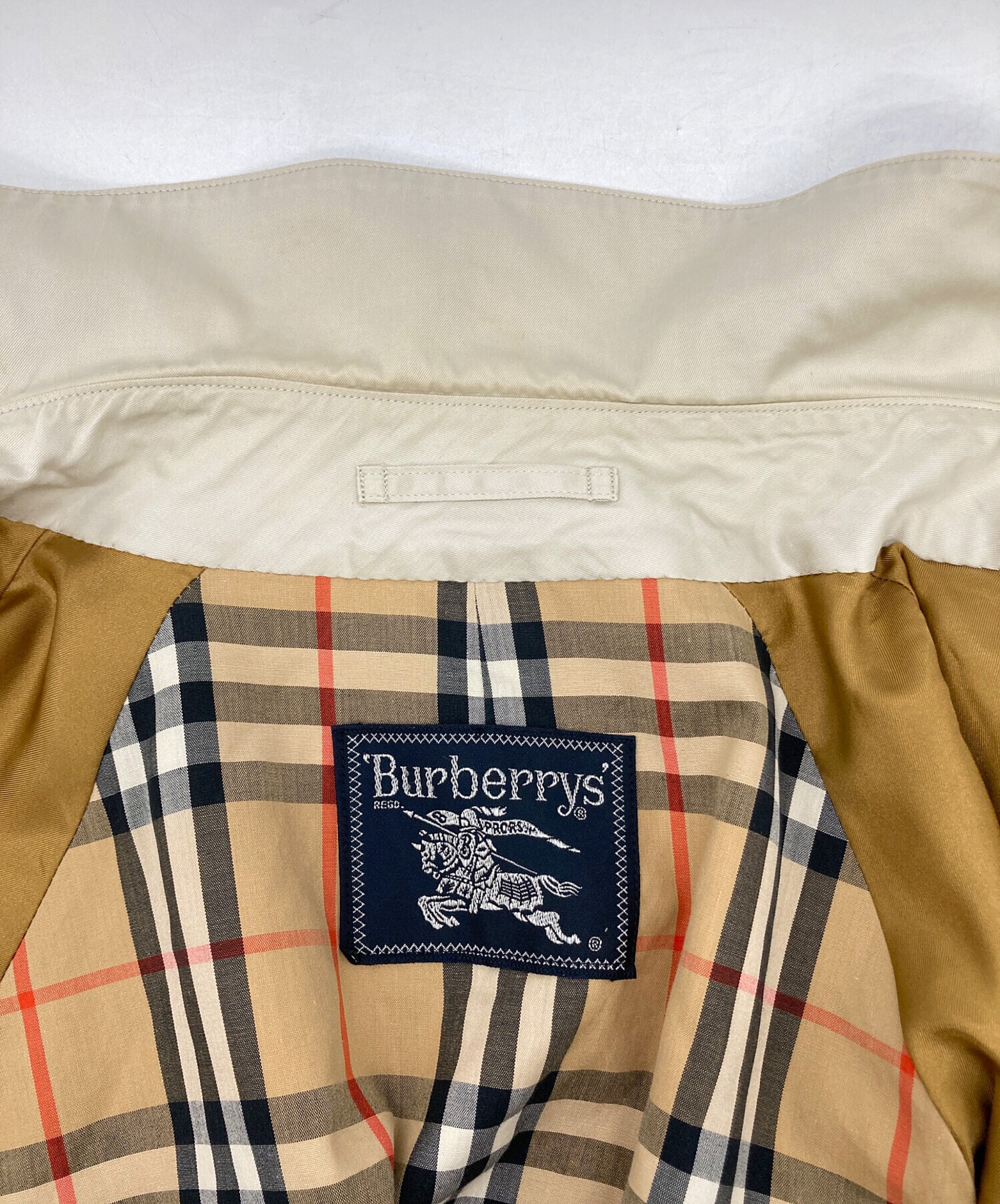 中古・古着通販】BURBERRY (バーバリー) 裏地ノバチェック柄 比翼