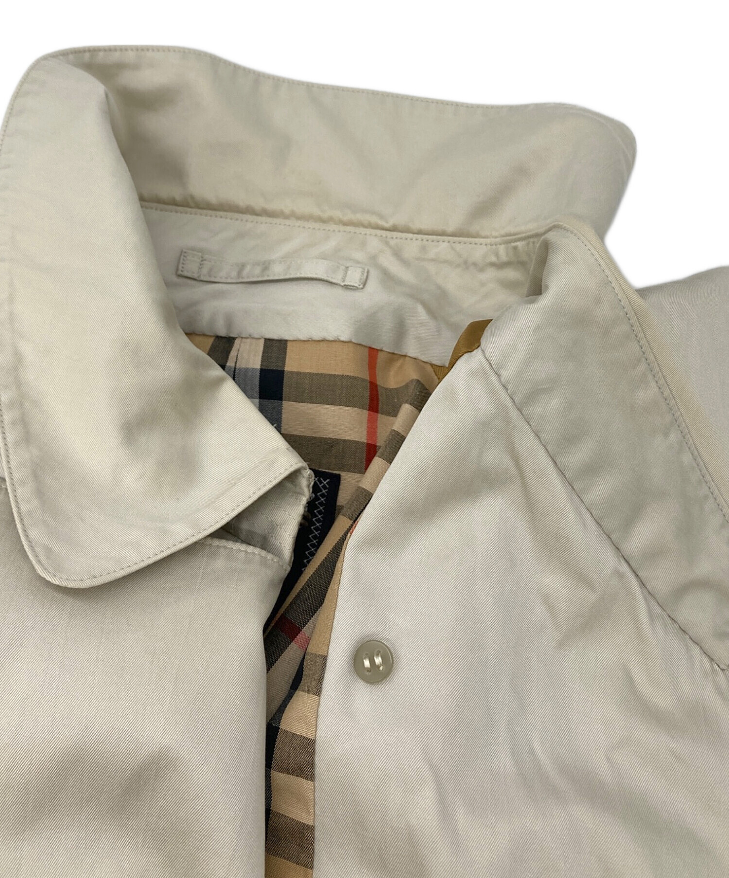 中古・古着通販】BURBERRY (バーバリー) 裏地ノバチェック柄 比翼