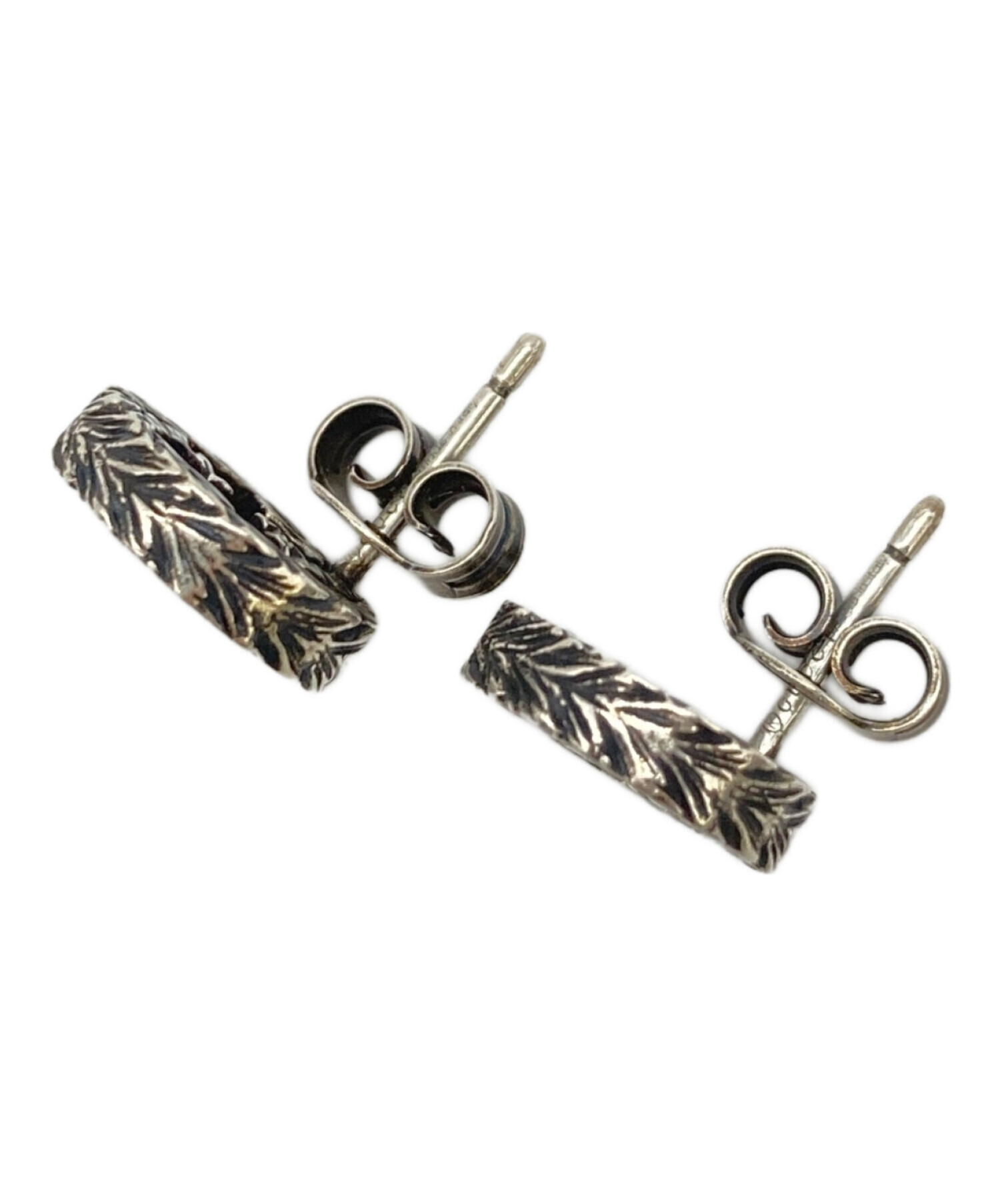 中古・古着通販】GUCCI (グッチ) GGインターロッキングピアス シルバー