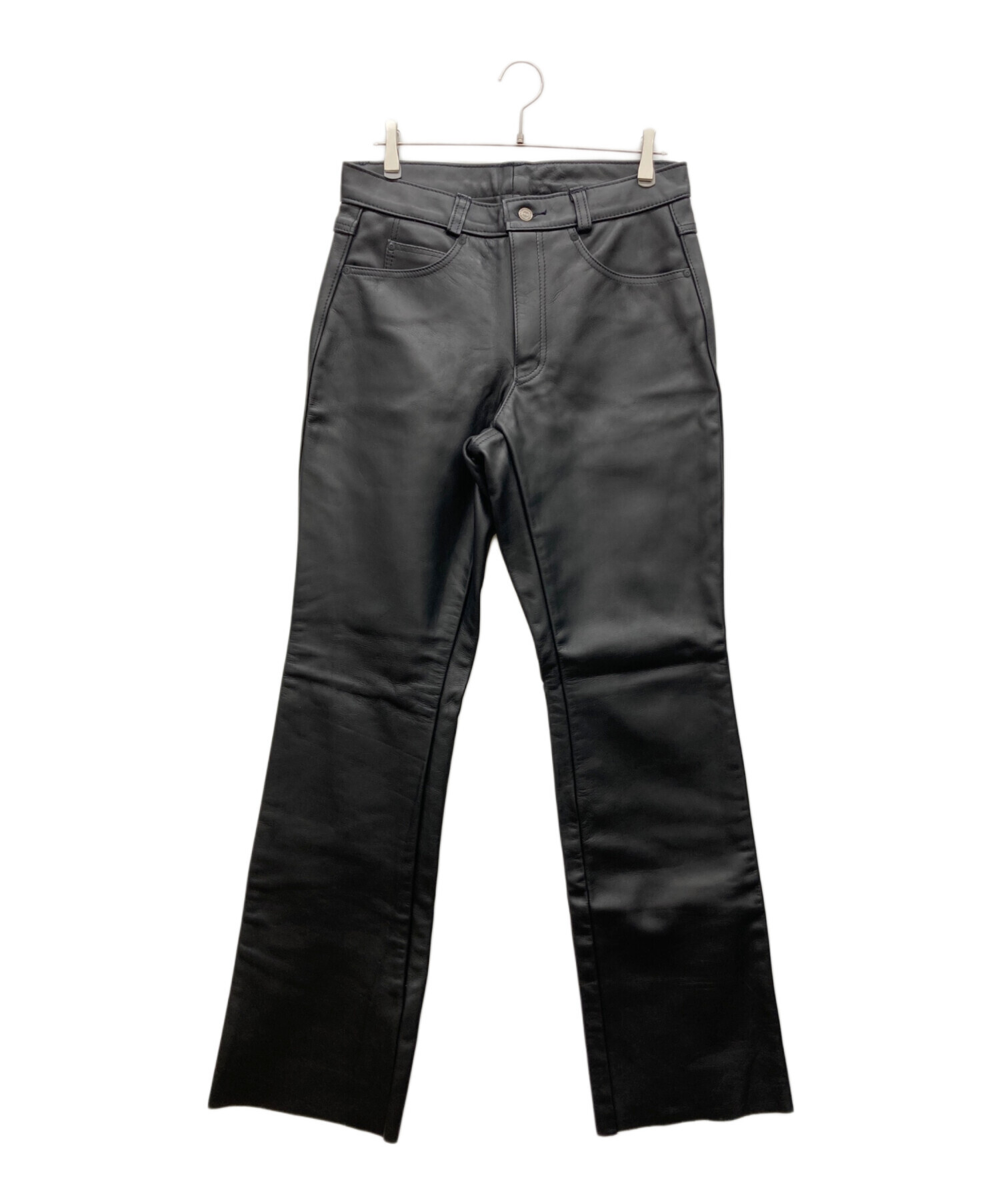 中古・古着通販】Schott (ショット) レザーフレアパンツ バイカータグ