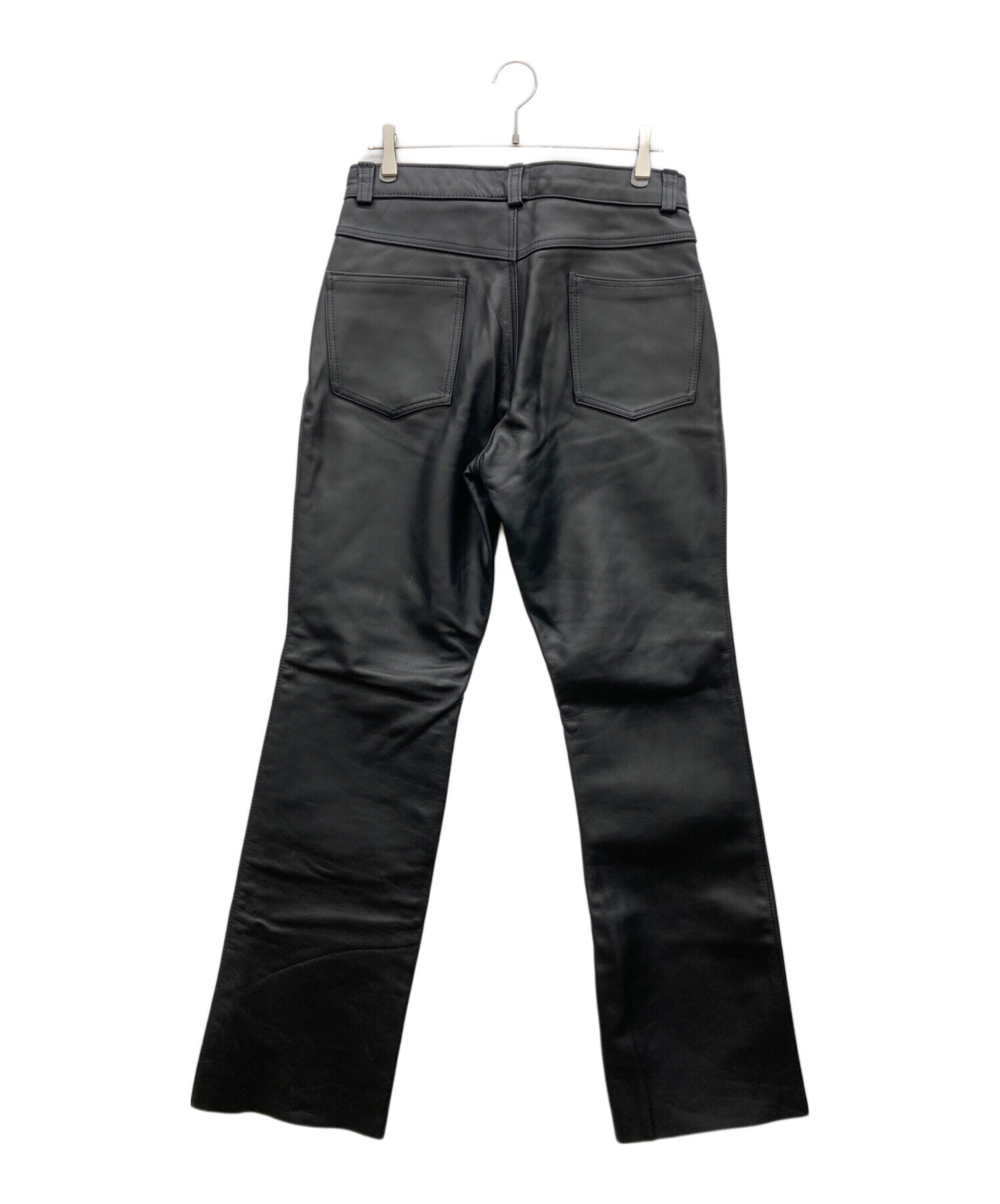 中古・古着通販】Schott (ショット) レザーフレアパンツ バイカータグ