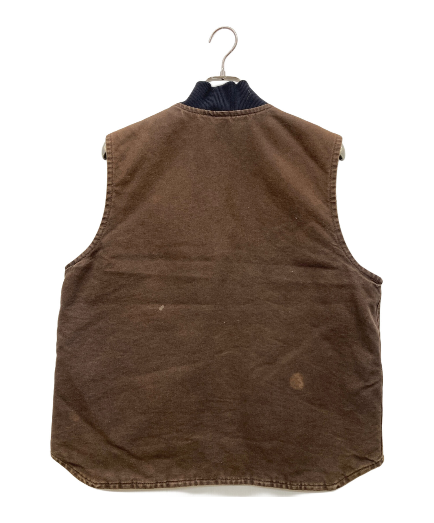 中古・古着通販】CarHartt (カーハート) ダック地ベスト ブラウン