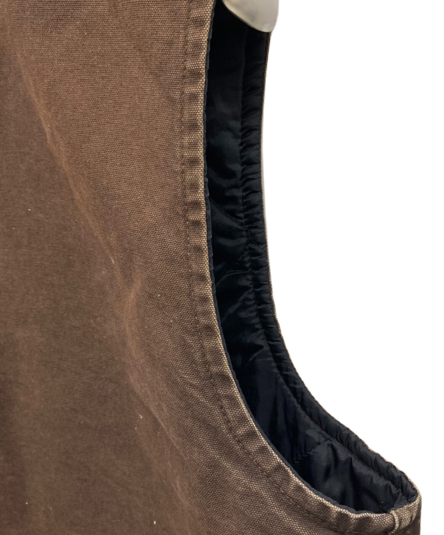 中古・古着通販】CarHartt (カーハート) ダック地ベスト ブラウン