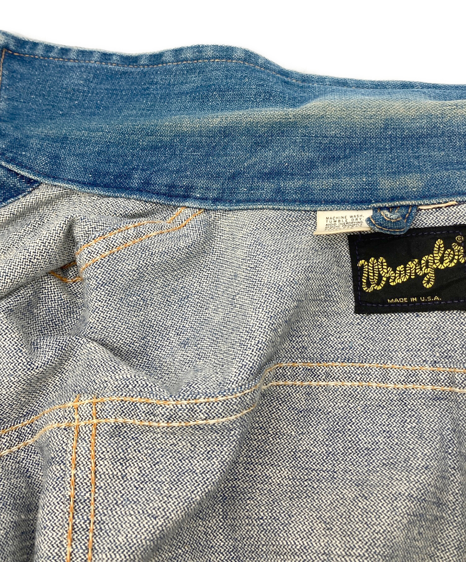 中古・古着通販】Wrangler (ラングラー) 80s 124MJデニムジャケット 黒