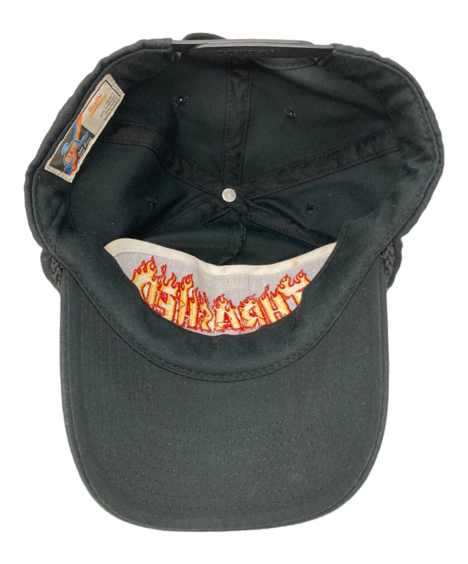レア　90s メタルフレイムツバ付き　キャップ 中古・古着通販】THRASHER (スラッシャー) 90s フレイムロゴキャップ