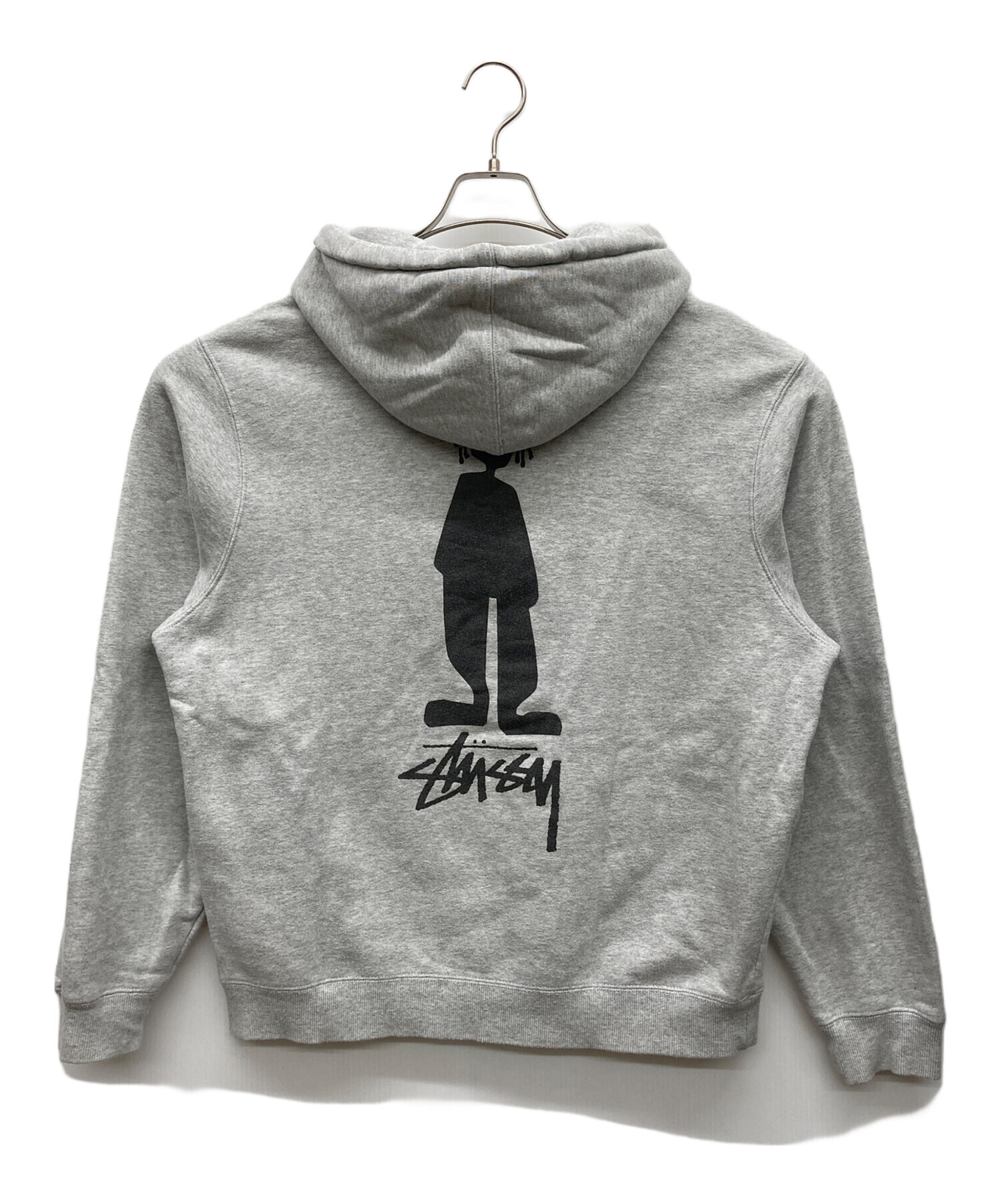 中古・古着通販】stussy (ステューシー) プルオーバーパーカー グレー