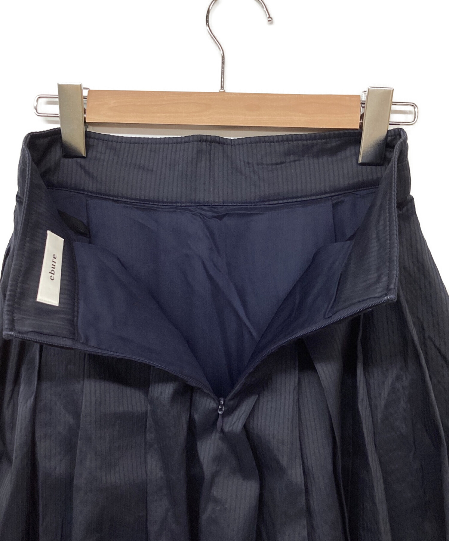 中古・古着通販】ebure (エブール) S/Cシアーストライプ マキシ丈