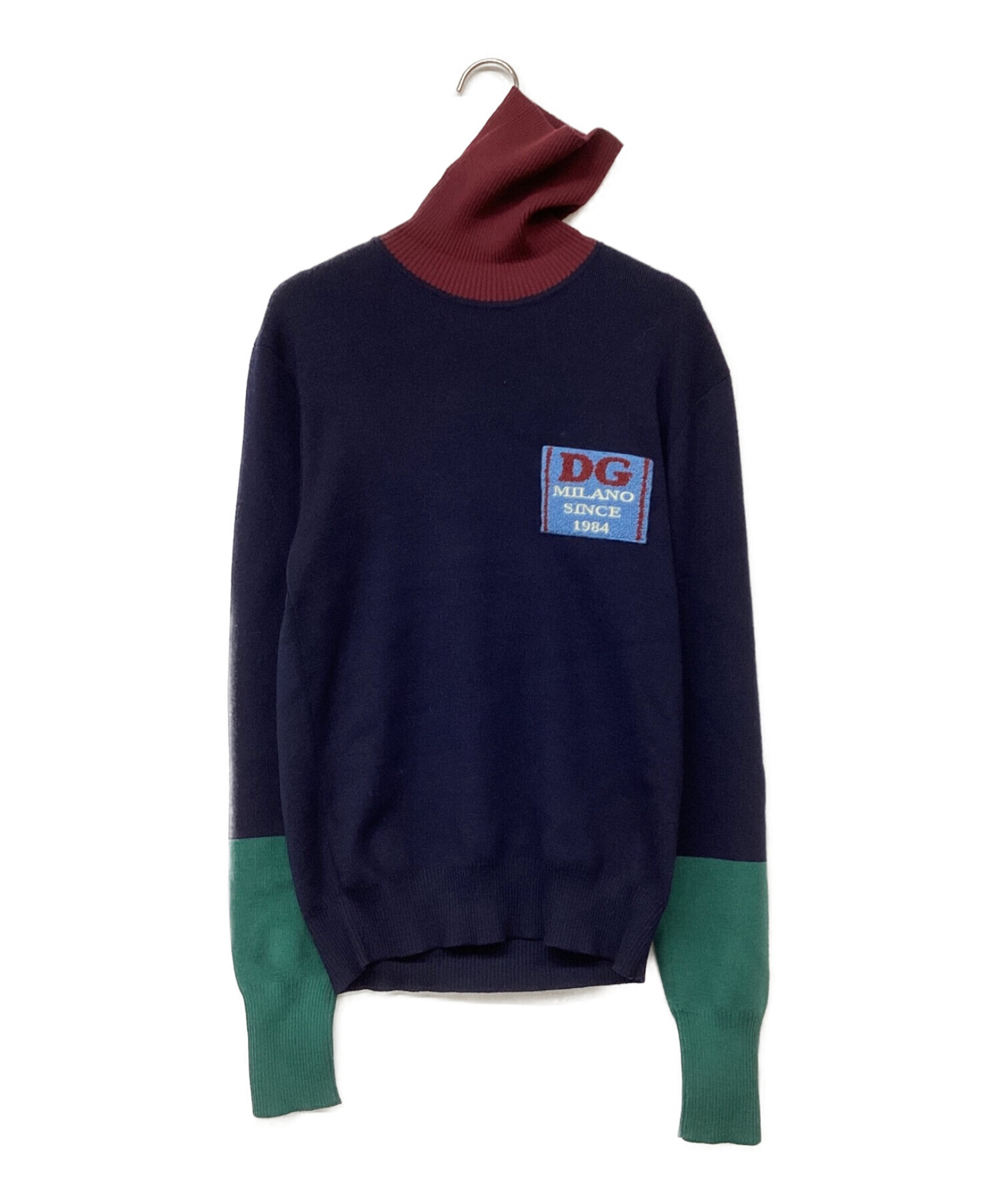 DOLCE & GABBANA ネイビー タートルネックセーター 中古・古着通販】DOLCE & GABBANA (ドルチェ＆ガッバーナ