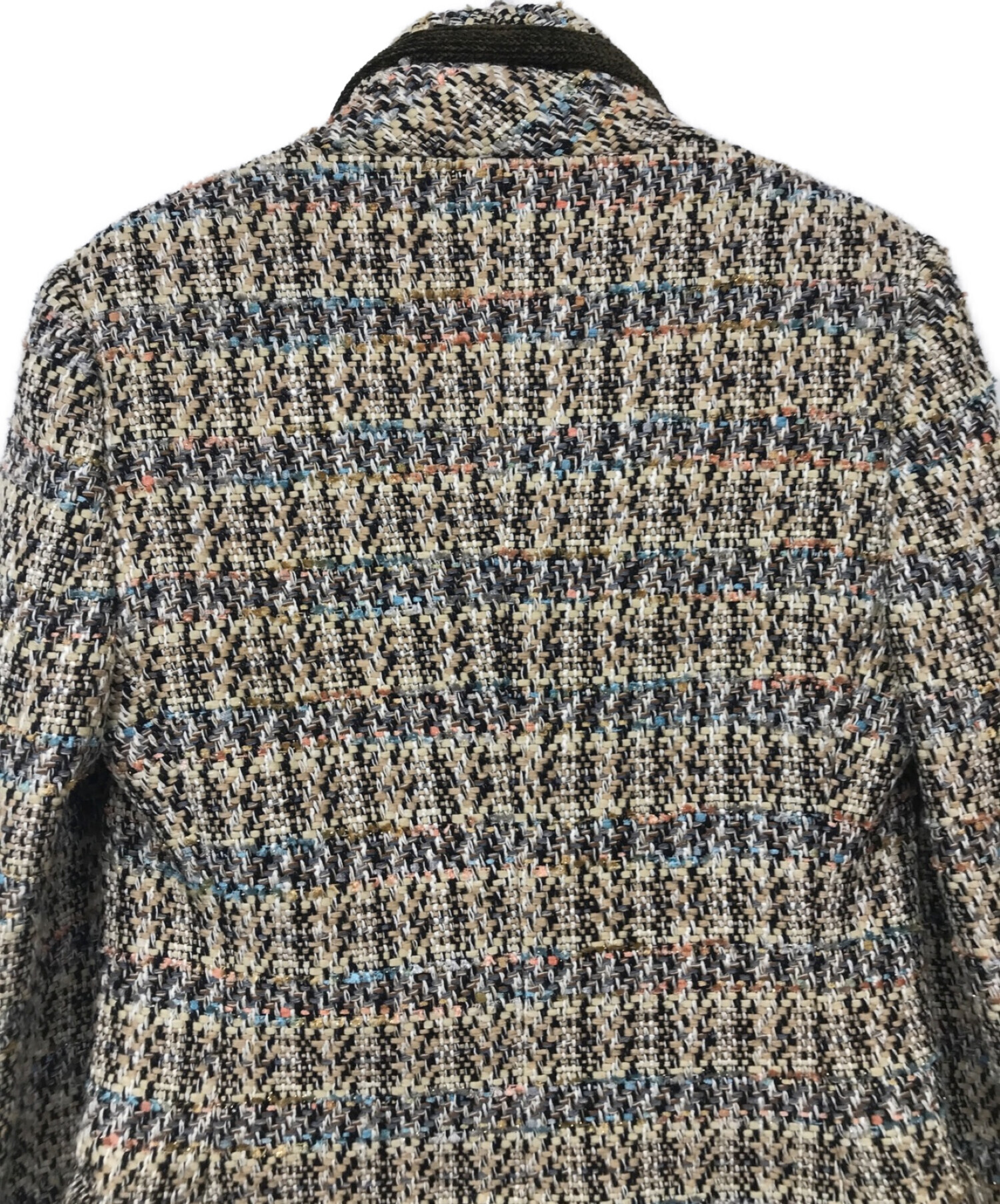 【美品】ETRO ジャケット ツイード 中古・古着通販】ETRO (エトロ) ツイードジャケット ベージュ サイズ