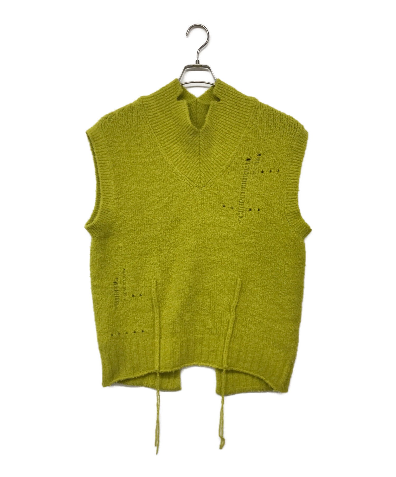 IRENE(アイレネ) / ニットベスト(厚手)/36/レーヨン/GRY/24A81008