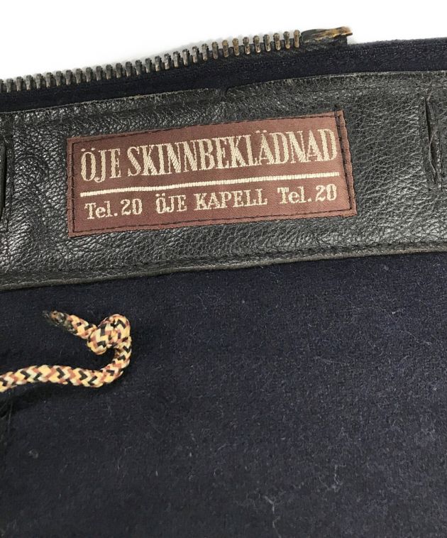 中古・古着通販】oje skinnbekladnad (スウェーデン軍) カーレザー 