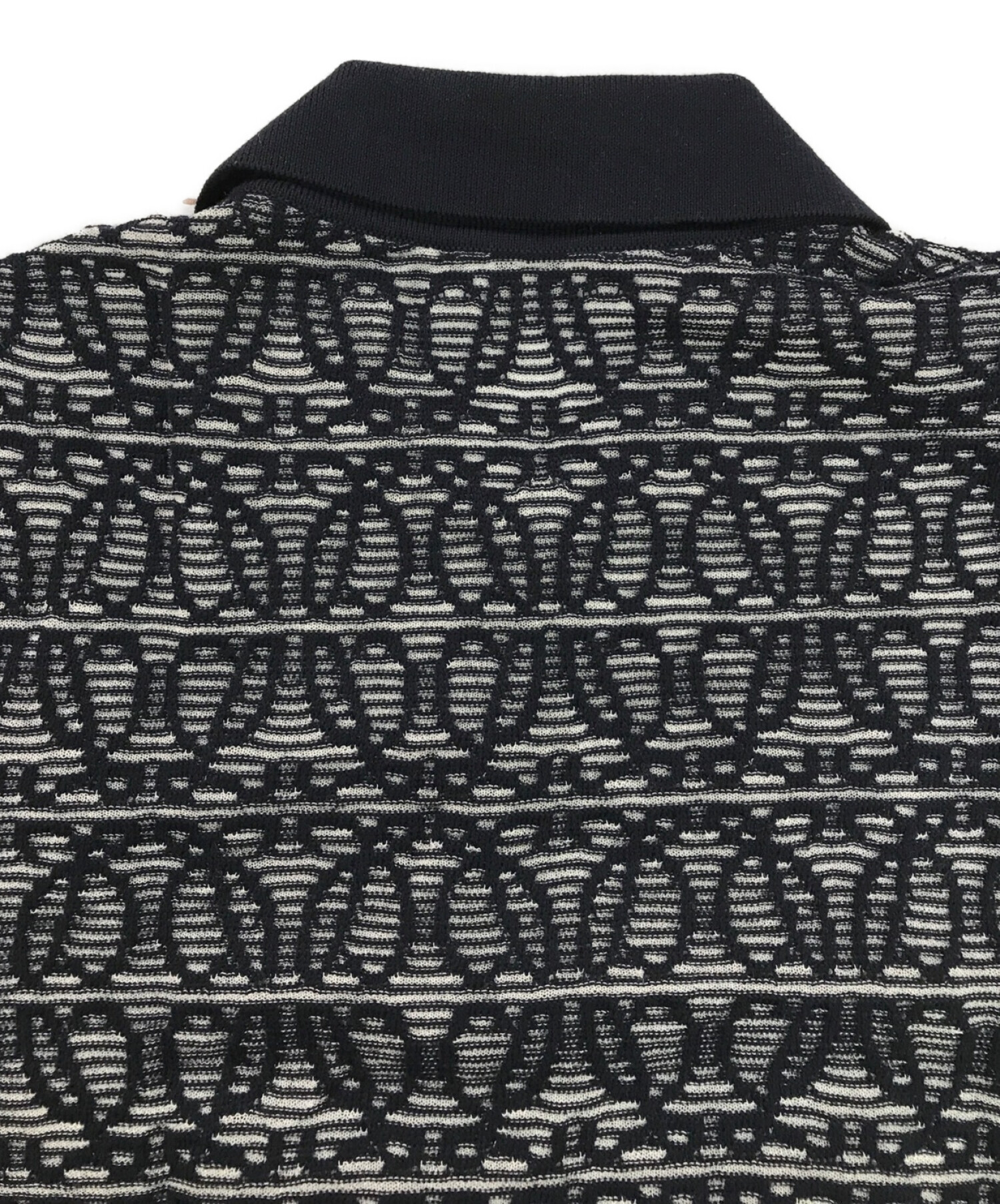 中古・古着通販】LOEWE (ロエベ) アナグラムニットポロ ネイビー