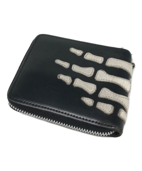 KAPITAL キャピタル 折り財布 KAPITAL キャピタル THUMBS UP BONE HAND ZIP ミニウォレット - SE7EN