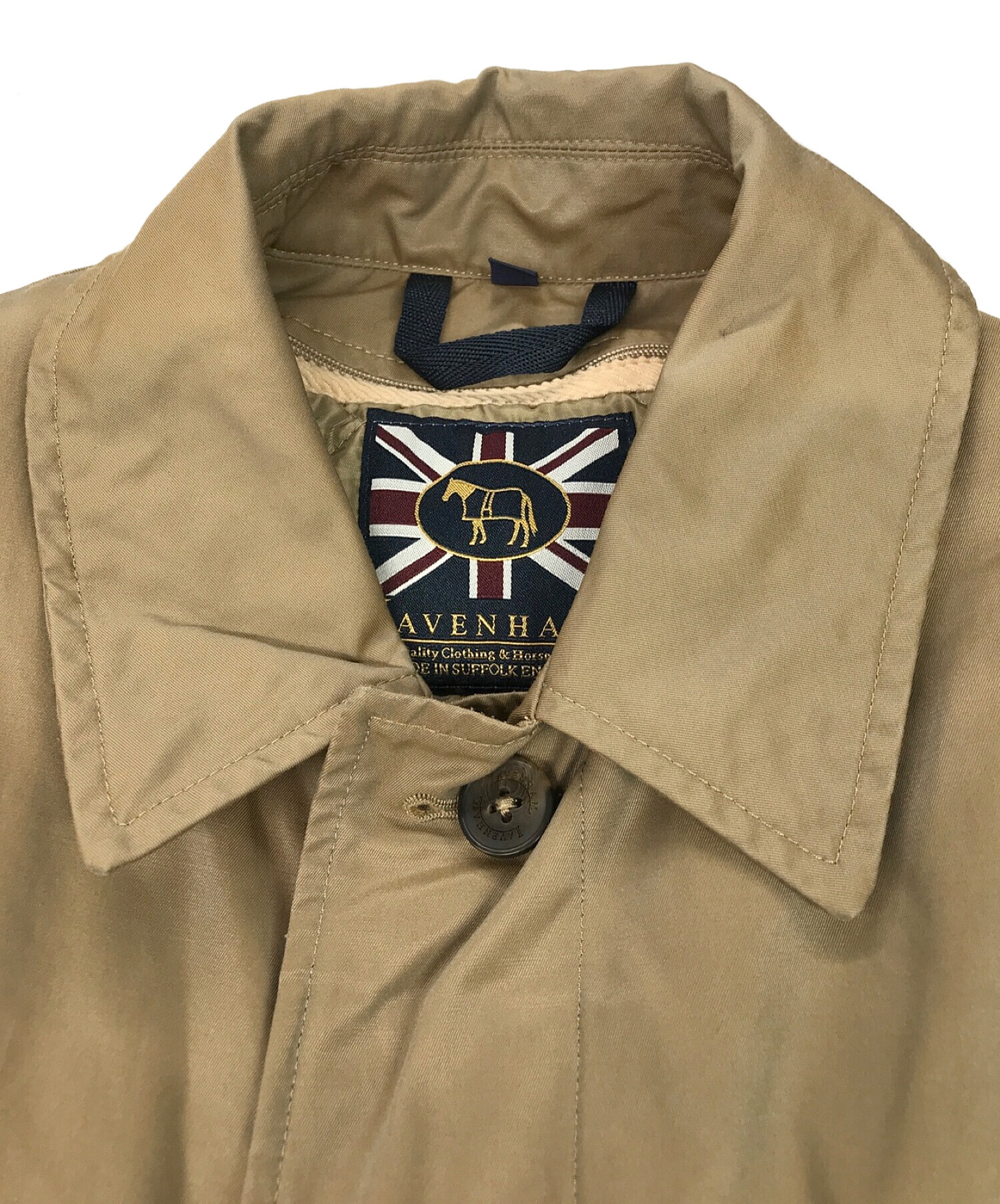 中古・古着通販】LAVENHAM (ラベンハム) ライナー付コート ベージュ