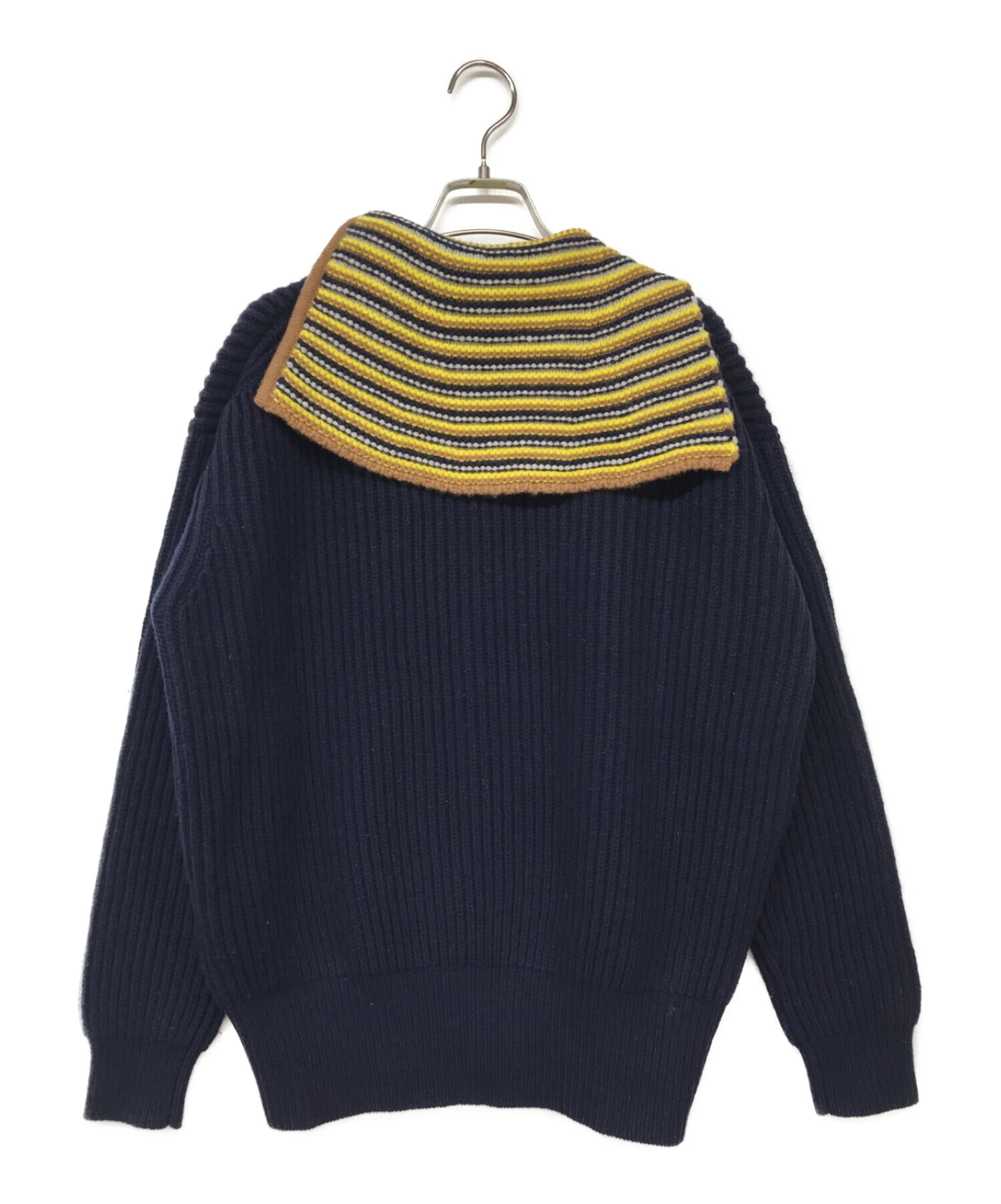 中古・古着通販】soduk (スドーク) asymmetry zip-up cardigan 中古・古着通販】soduk (スドーク) asymmetry zip-up cardigan