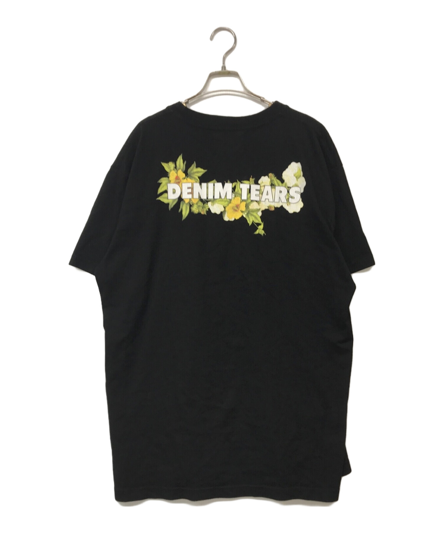 DENIM TEARS デニムティアーズ Tシャツ・カットソー メンズ 【古着】【中古】 中古・古着通販】Denim Tears (デニムティアーズ) IN T ARMS T BLK