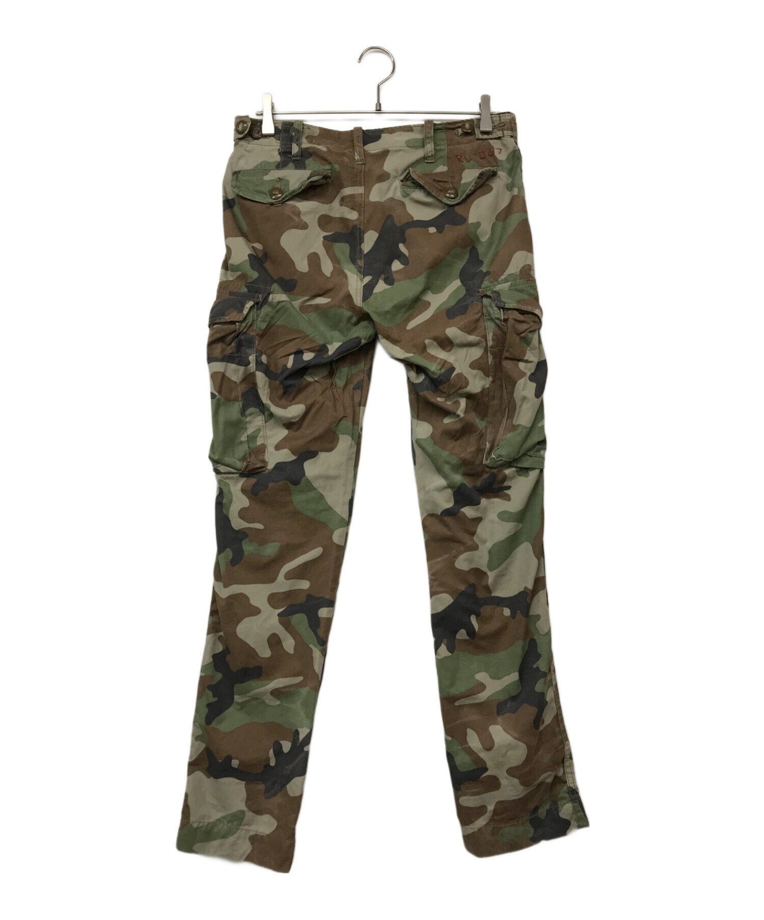 00s Polo by Ralph Lauren W32 迷彩ワイドカーゴパンツ 中古・古着通販】POLO RALPH LAUREN (ポロ・ラルフローレン) カーゴ