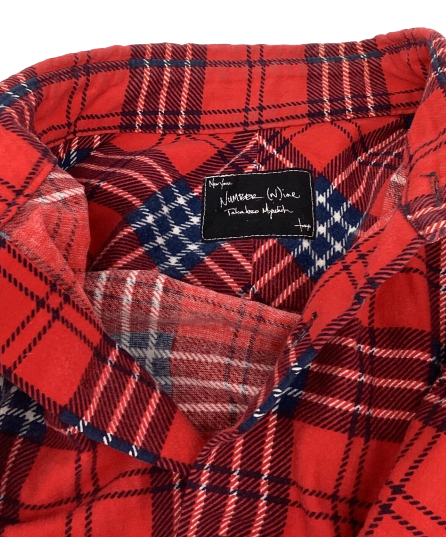 中古・古着通販】NUMBER (N)INE (ナンバーナイン) チェックシャツ