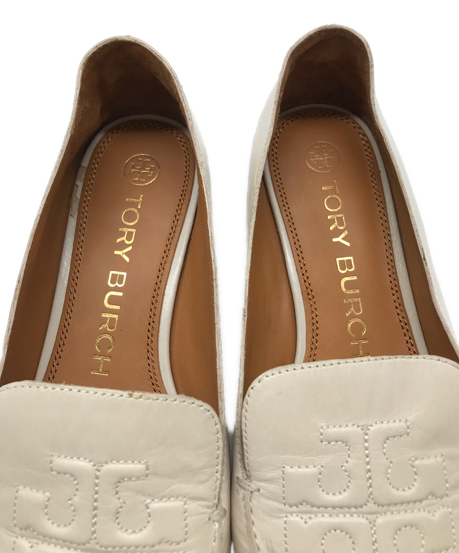 Tory Burch アイボリーフラットシューズ Tory Burch アイボリーフラットシューズ