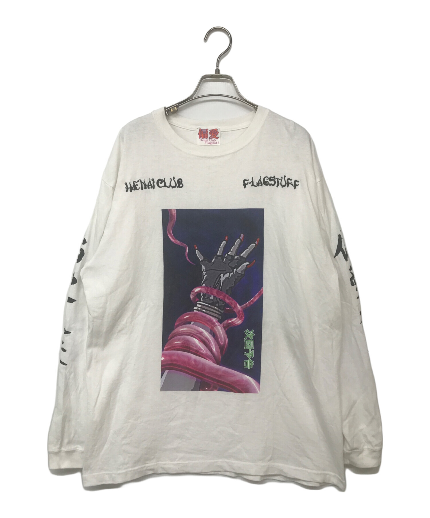 FLAGSTUFF フラグスタフ Tシャツ・カットソー XL 黒