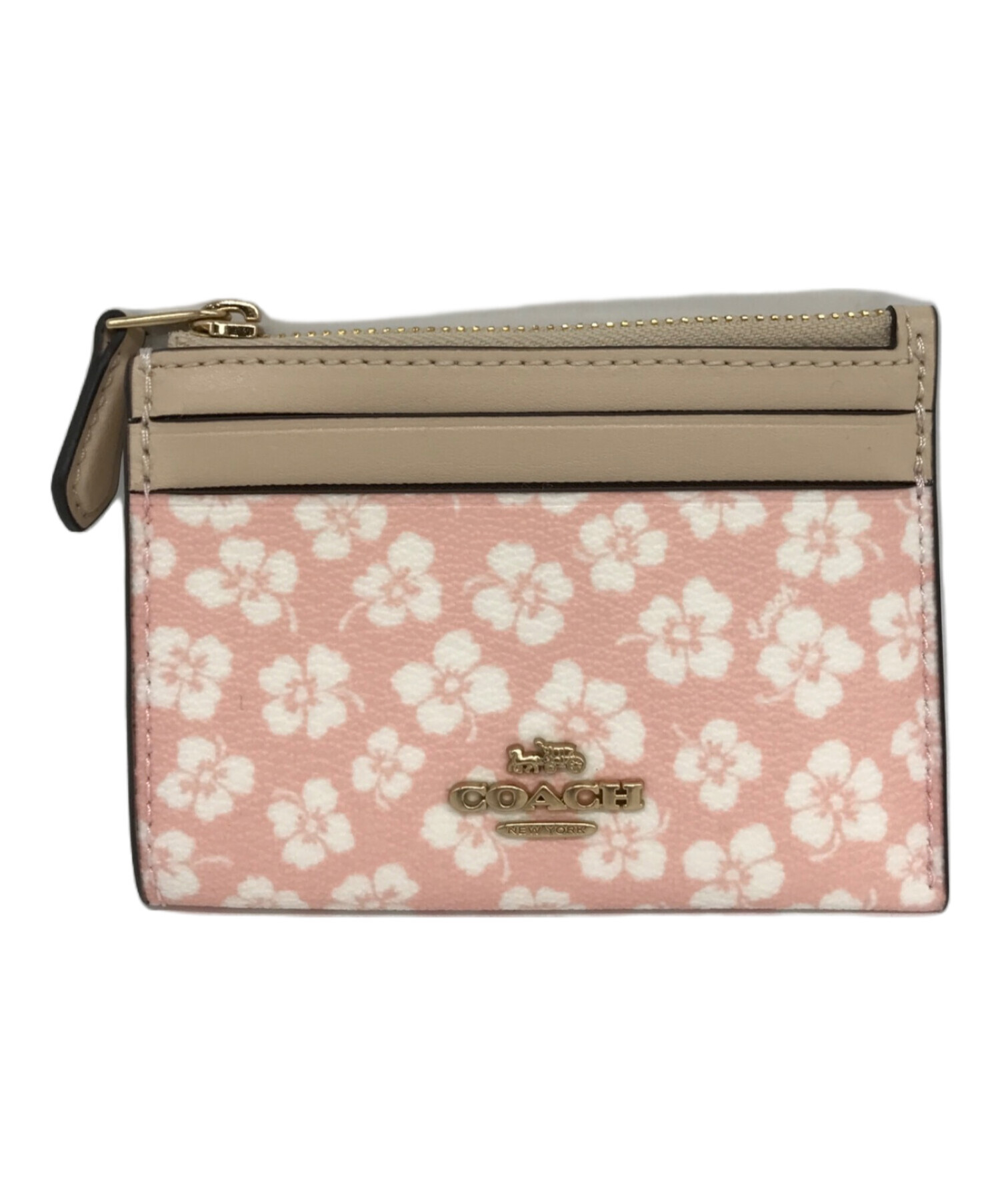 中古・古着通販】COACH (コーチ) ミニスキニーフローラルコインケース 