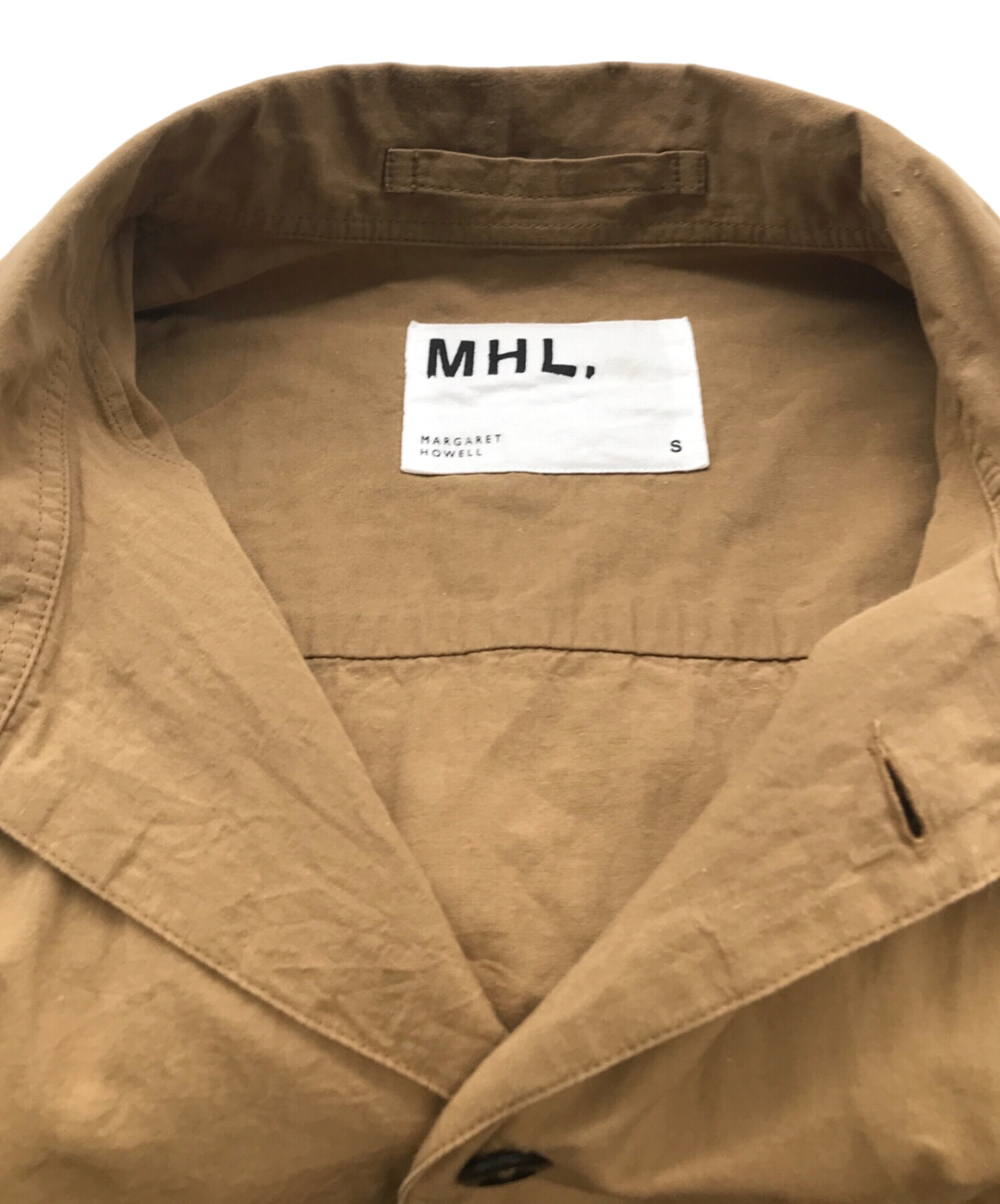中古・古着通販】MHL (エムエイチエル) コットンリネン オープンカラー 