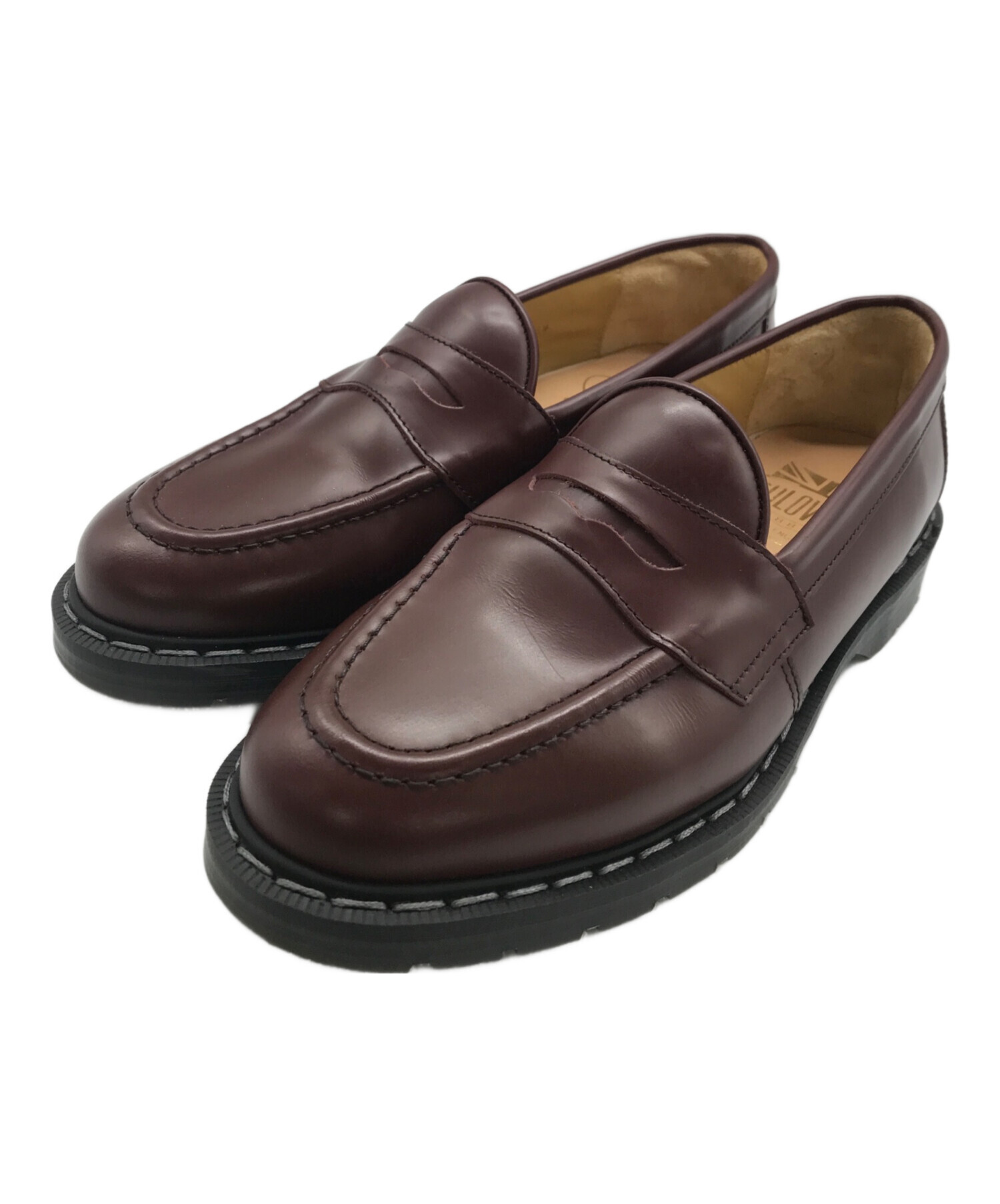 中古・古着通販】SOLOVAIR (ソロヴェアー) ローファー レッド サイズ:5