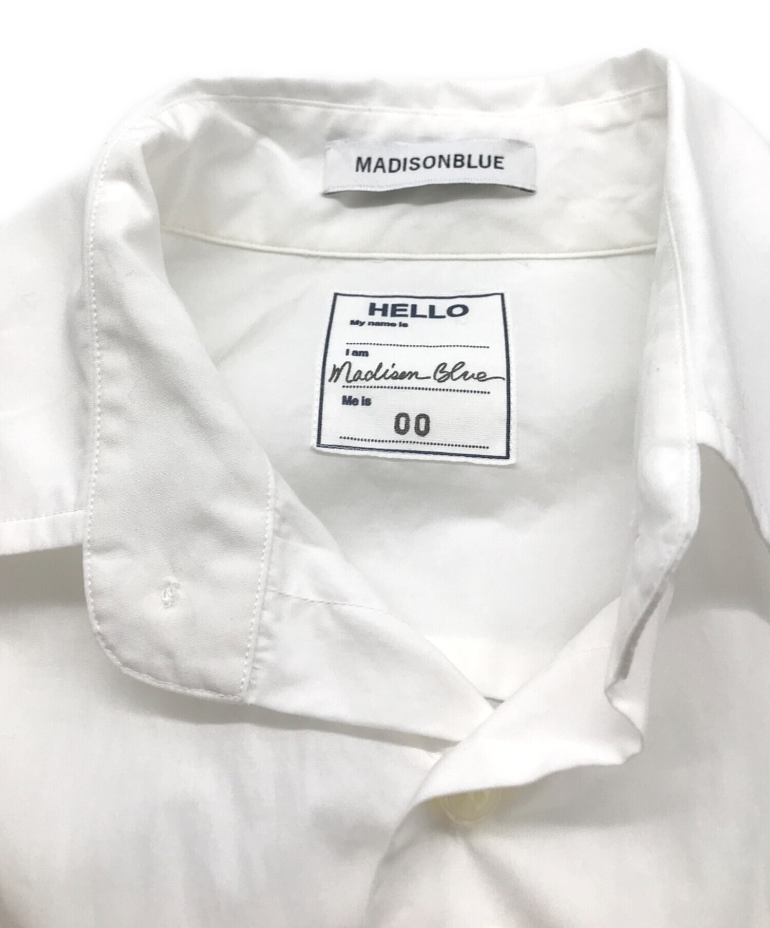 【美品】マディソンブルー/J.BRADLEY 半袖 シャツ ブルー 綿　00 J.BRADLEY SHIRT | SHIRT/BLOUSE | MADISONBLUE