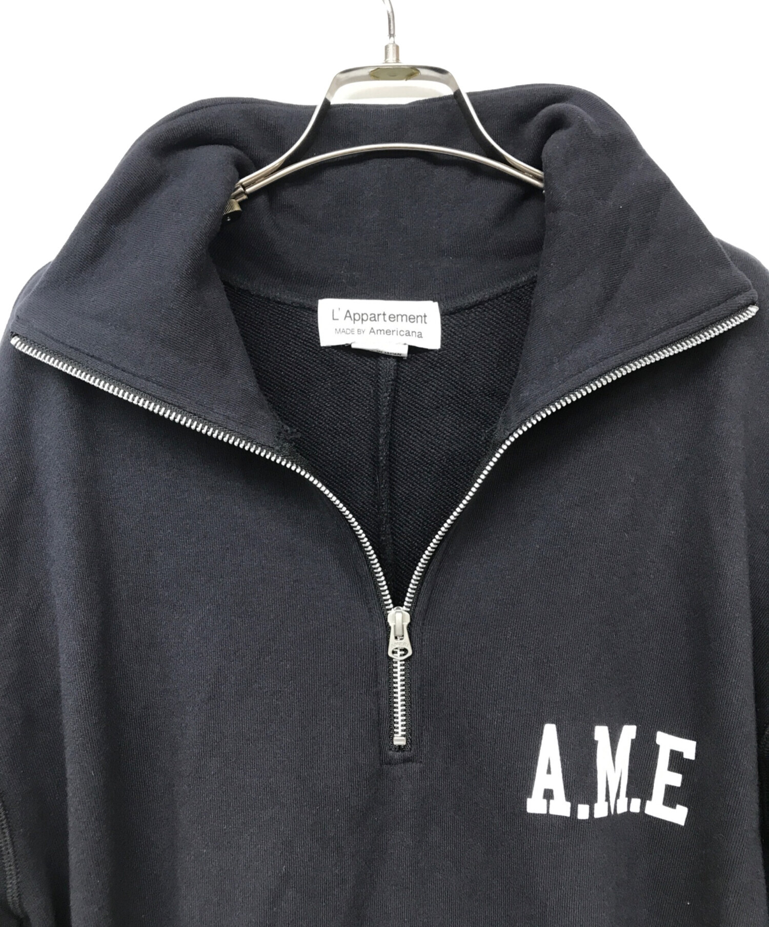 L'Appartement AMERICANA Sweat Parker グレー