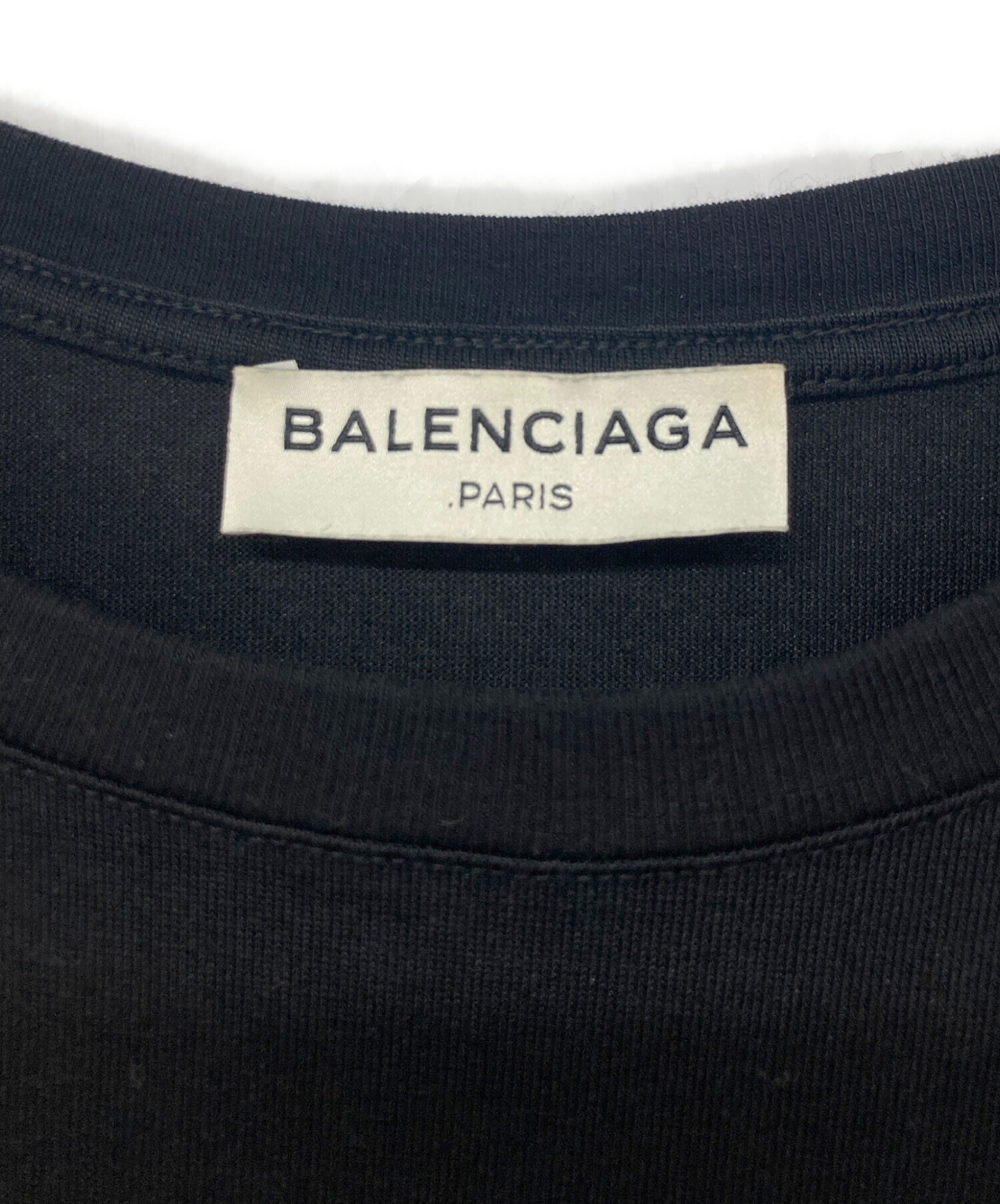 中古・古着通販】BALENCIAGA (バレンシアガ) アシンメトリー Tシャツ 