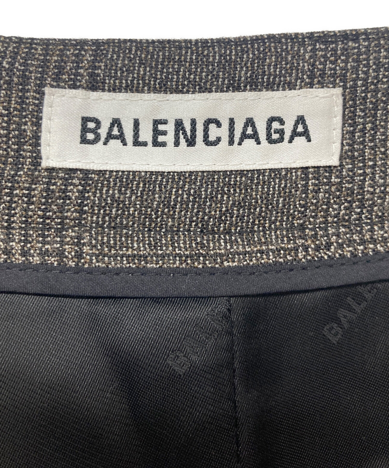 新品 Balenciaga Silk バレンシアガ ひざ丈シルクフレアスカート