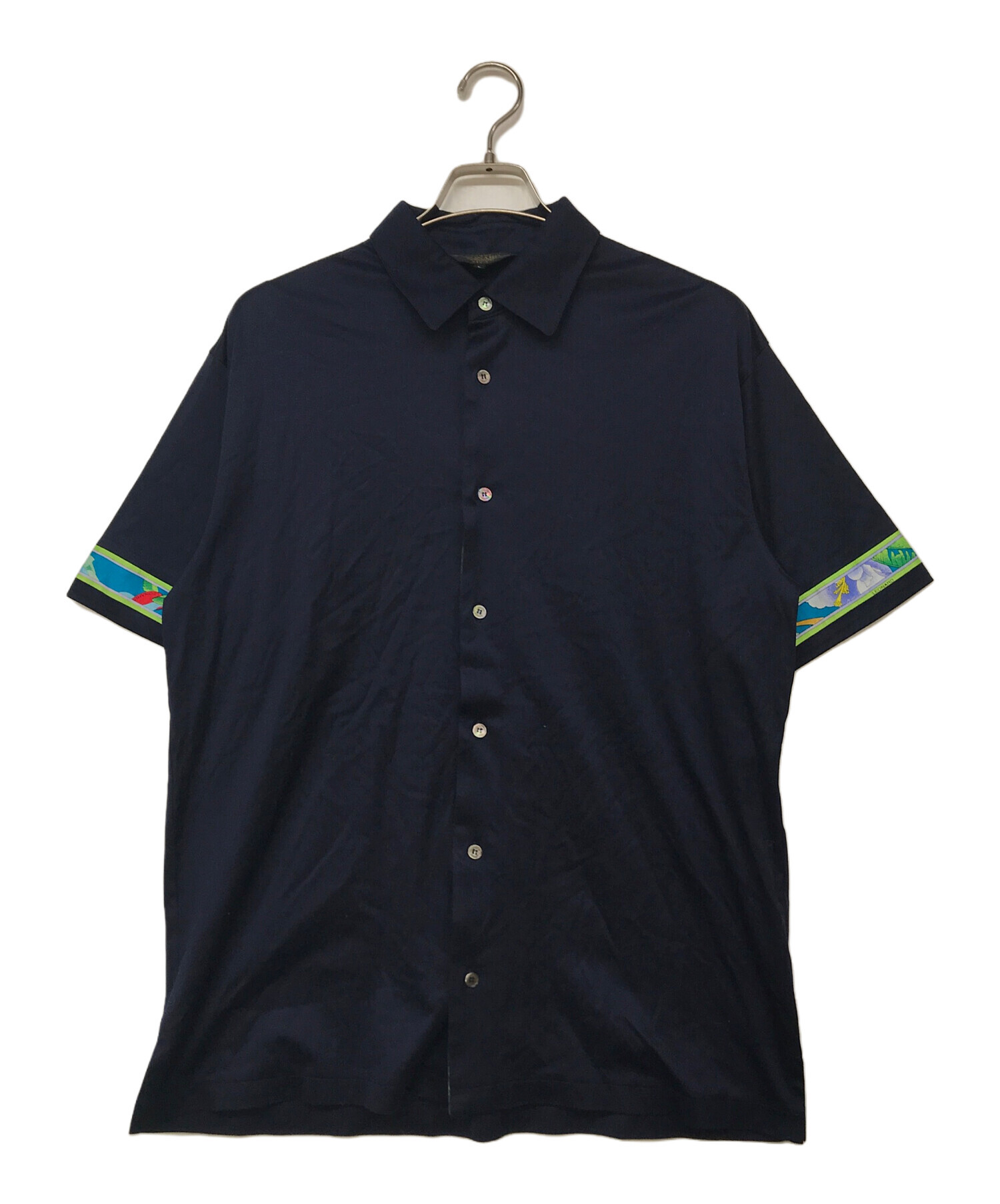 中古・古着通販】leonard homme (レオナール オム) フラワー半袖シャツ 