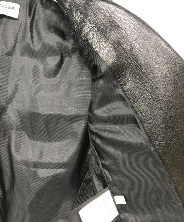 さらにお値下げ⭐︎バレンシアガのライダースジャケット　サイズ34 BALENCIAGA（バレンシアガ） 16AW SWING TOP LEATHER JACKET 446474
