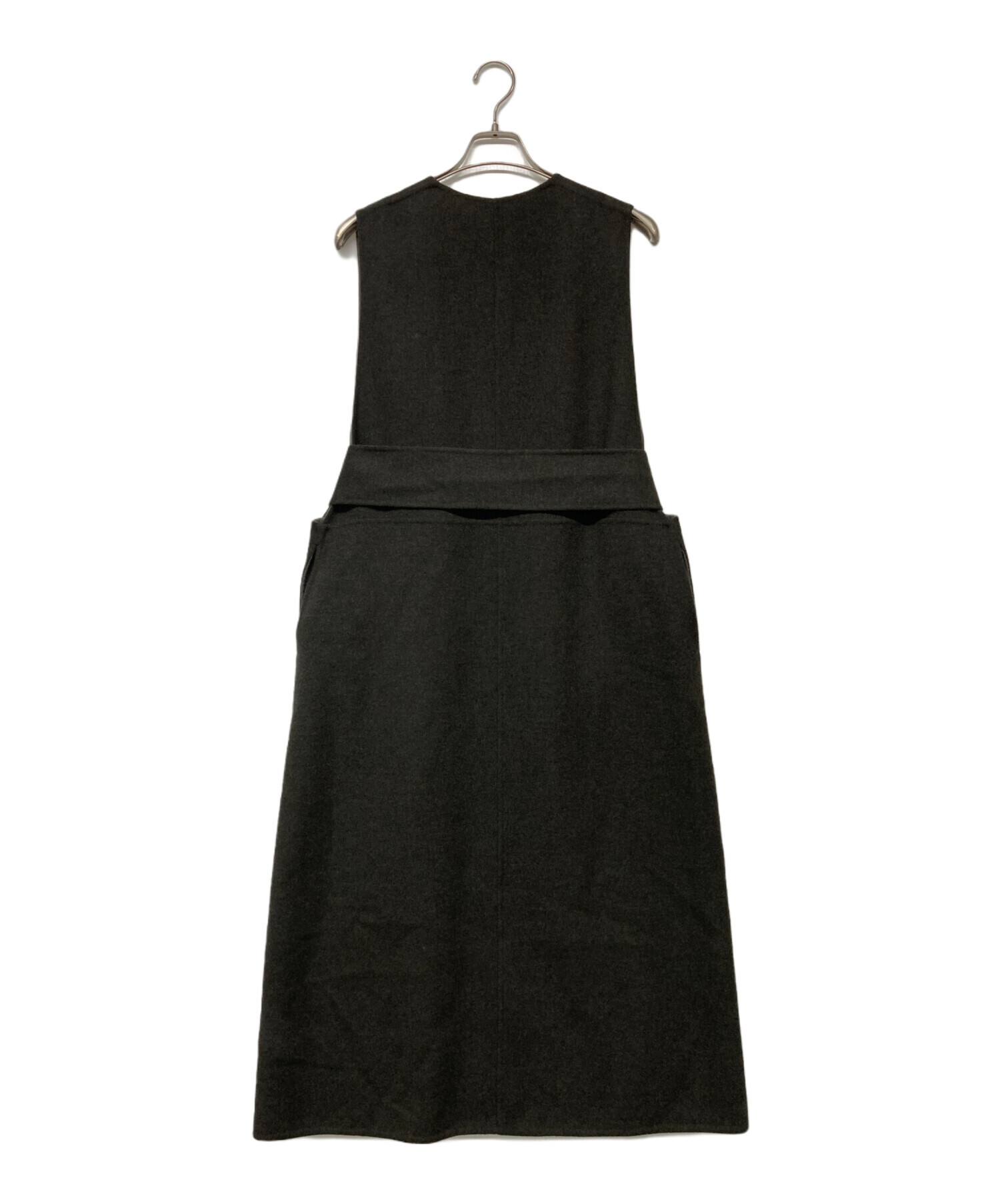 11万 Drawerドゥロワー ウールケヌキVネックワンピース 11万 Drawerドゥロワー ウールケヌキVネックワンピース