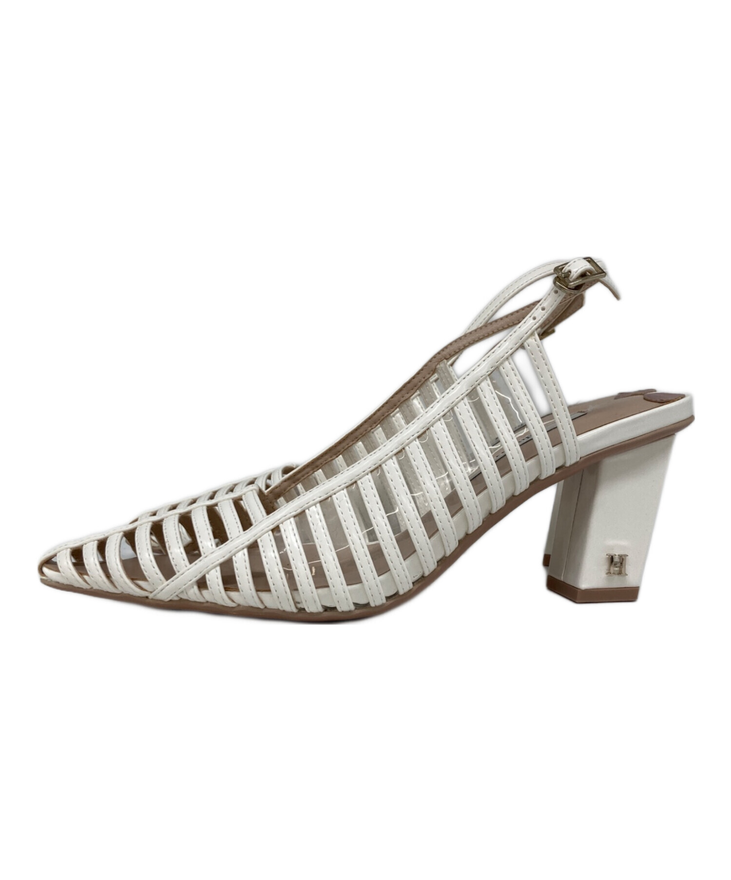 ハーリップトゥ Becca Slingback Sandals ホワイト 36 ハーリップトゥ