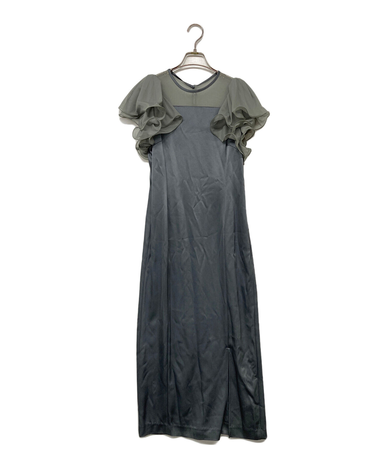 中古・古着通販】FRAY ID (フレイ アイディー) フリルスリーブコンビ