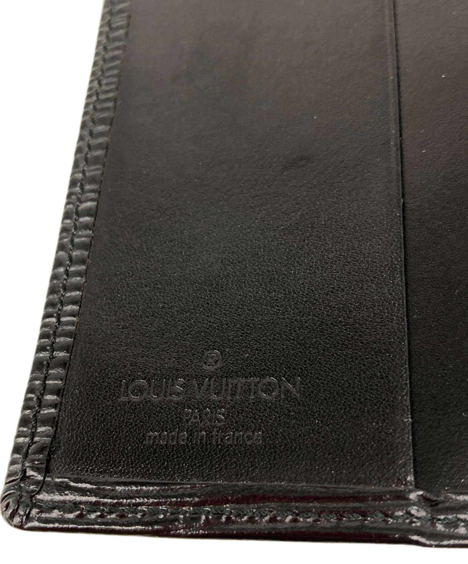 中古・古着通販】LOUIS VUITTON (ルイ ヴィトン) 手帳カバー ブラック