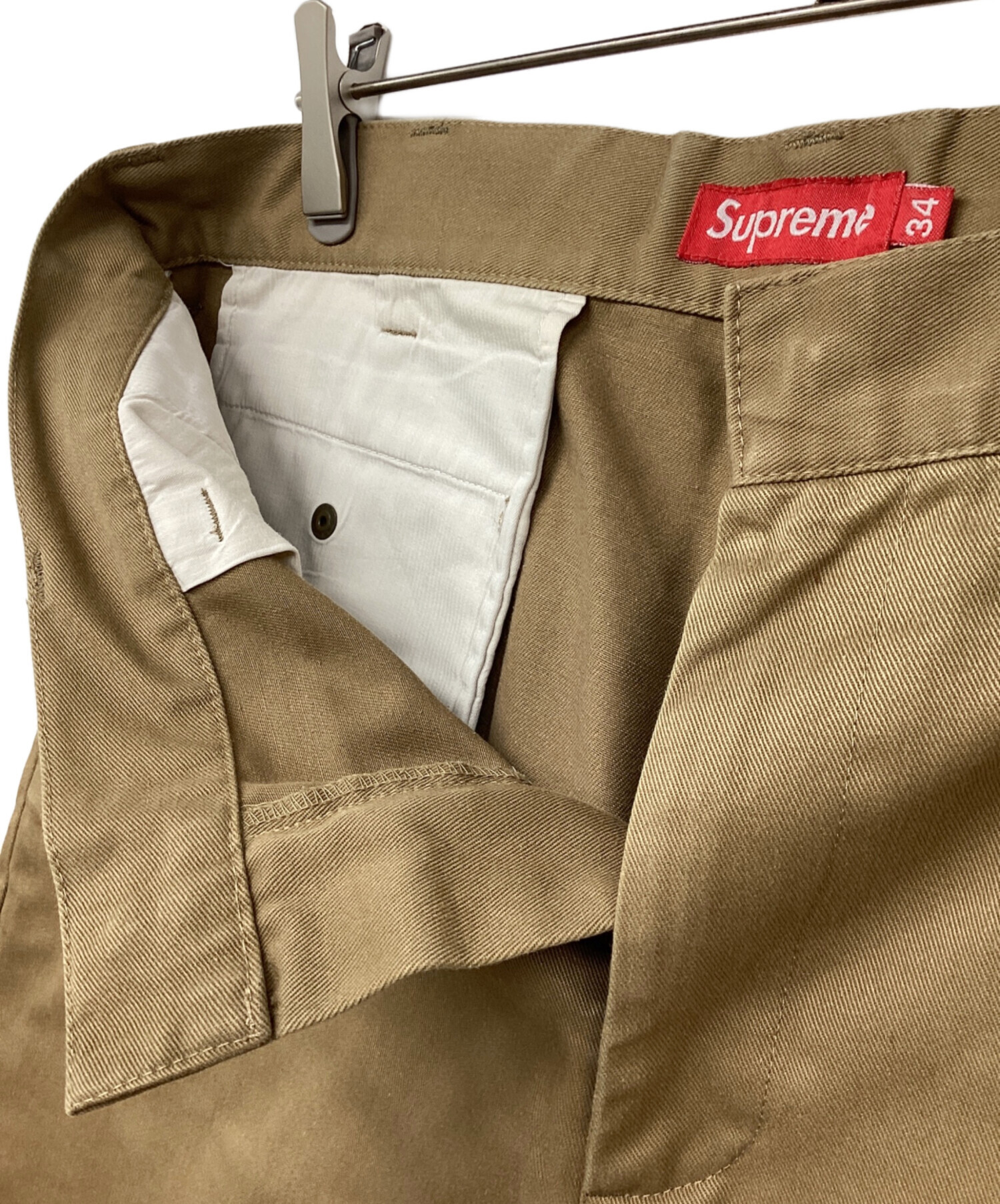 中古・古着通販】SUPREME (シュプリーム) チノハーフパンツ ブラウン