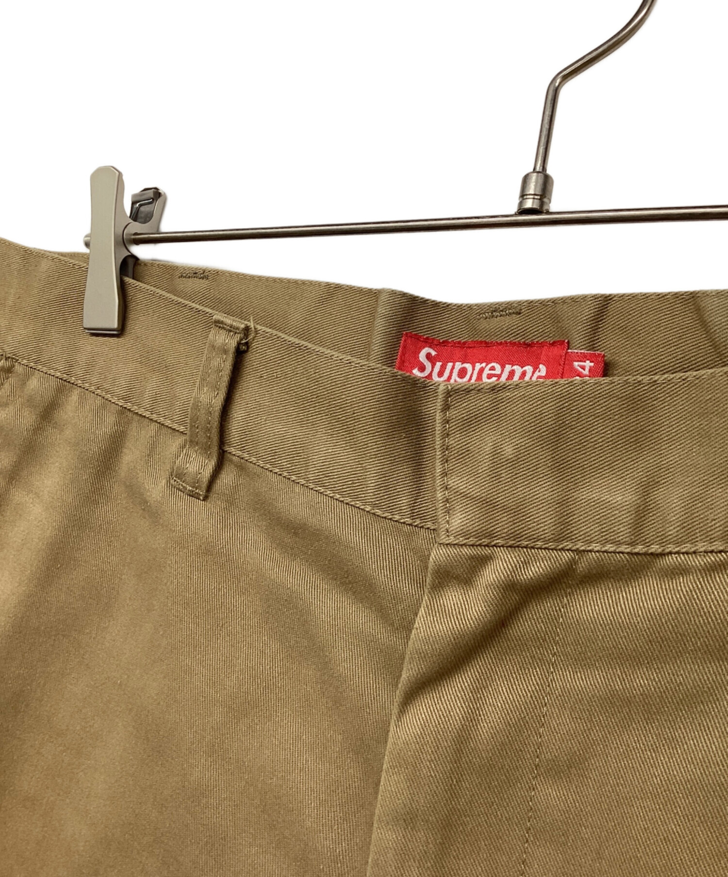 中古・古着通販】SUPREME (シュプリーム) チノハーフパンツ ブラウン