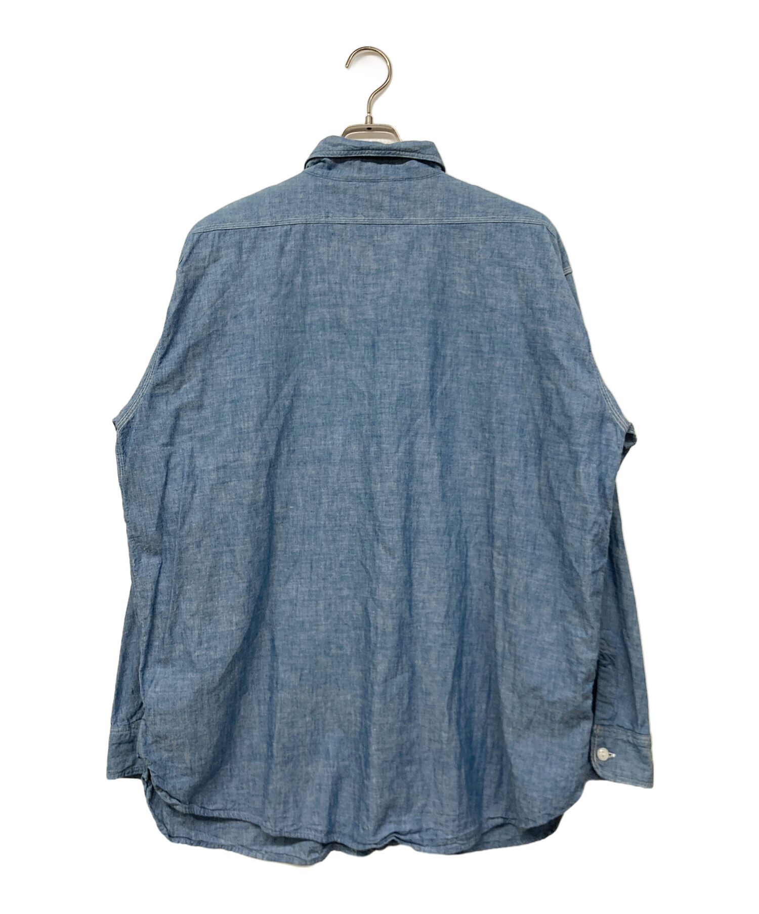 中古・古着通販】HERCULES (ヘラクレス) シャンブレーシャツ ブルー