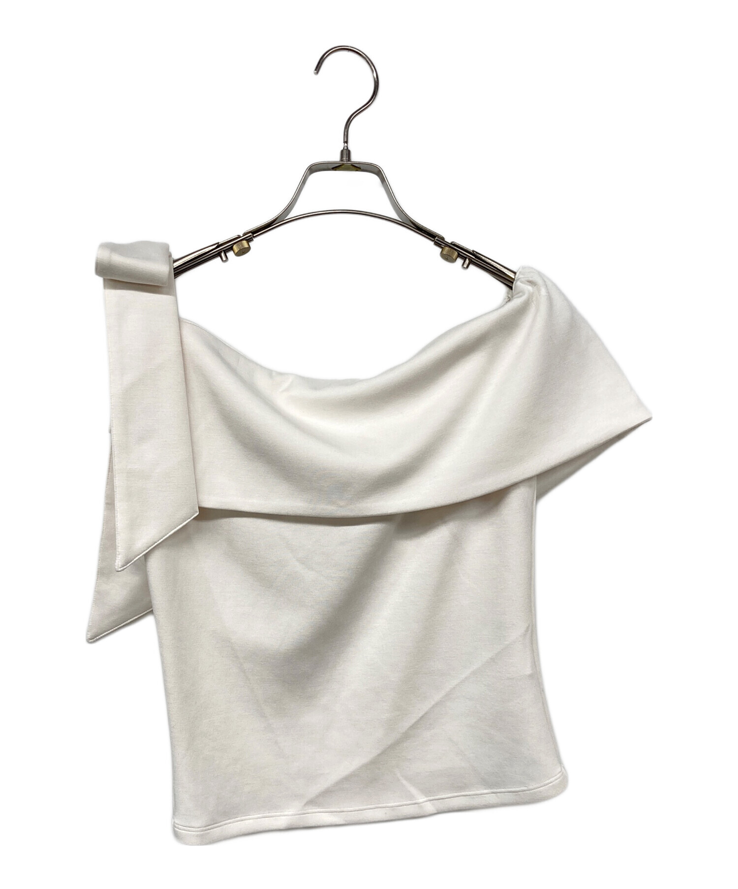中古・古着通販】Her lip to (ハーリップトゥ) Asymmetric Ribbon Top 