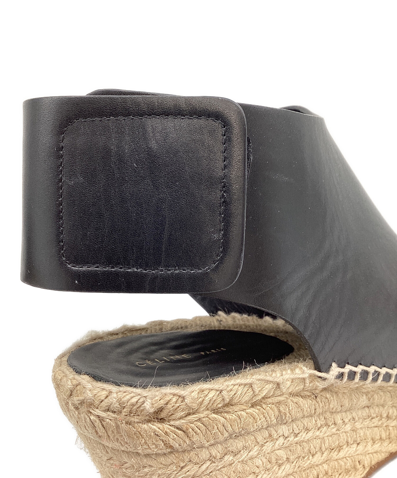 中古・古着通販】CELINE (セリーヌ) エスパドリーユ ブラック サイズ