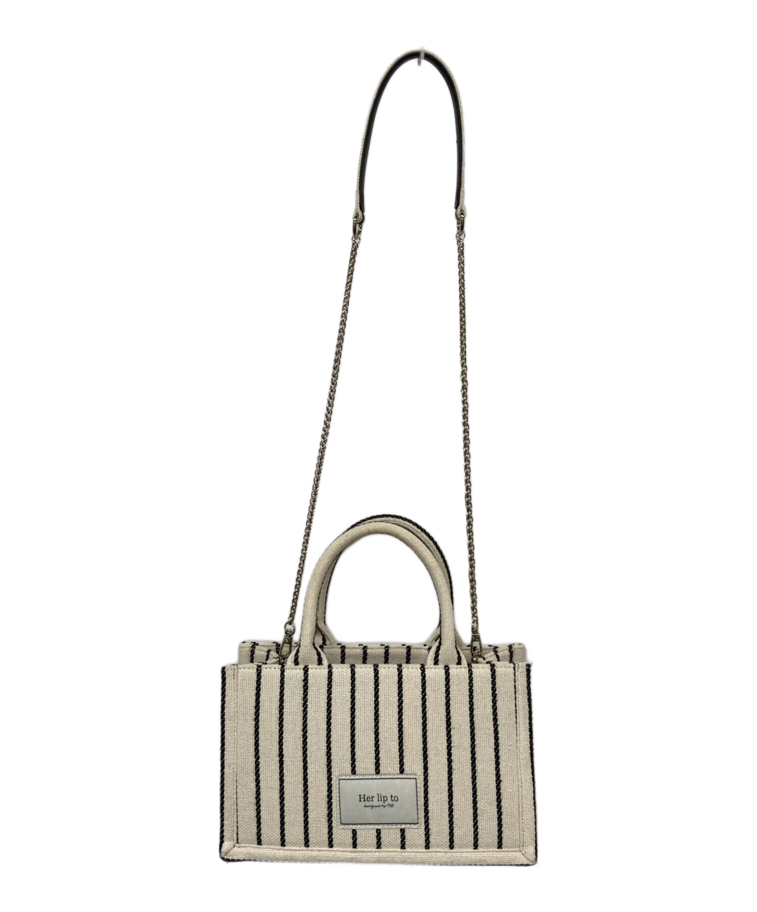 中古・古着通販】HER LIP TO (ハーリップトゥ) Tuileries Stripe Tote 