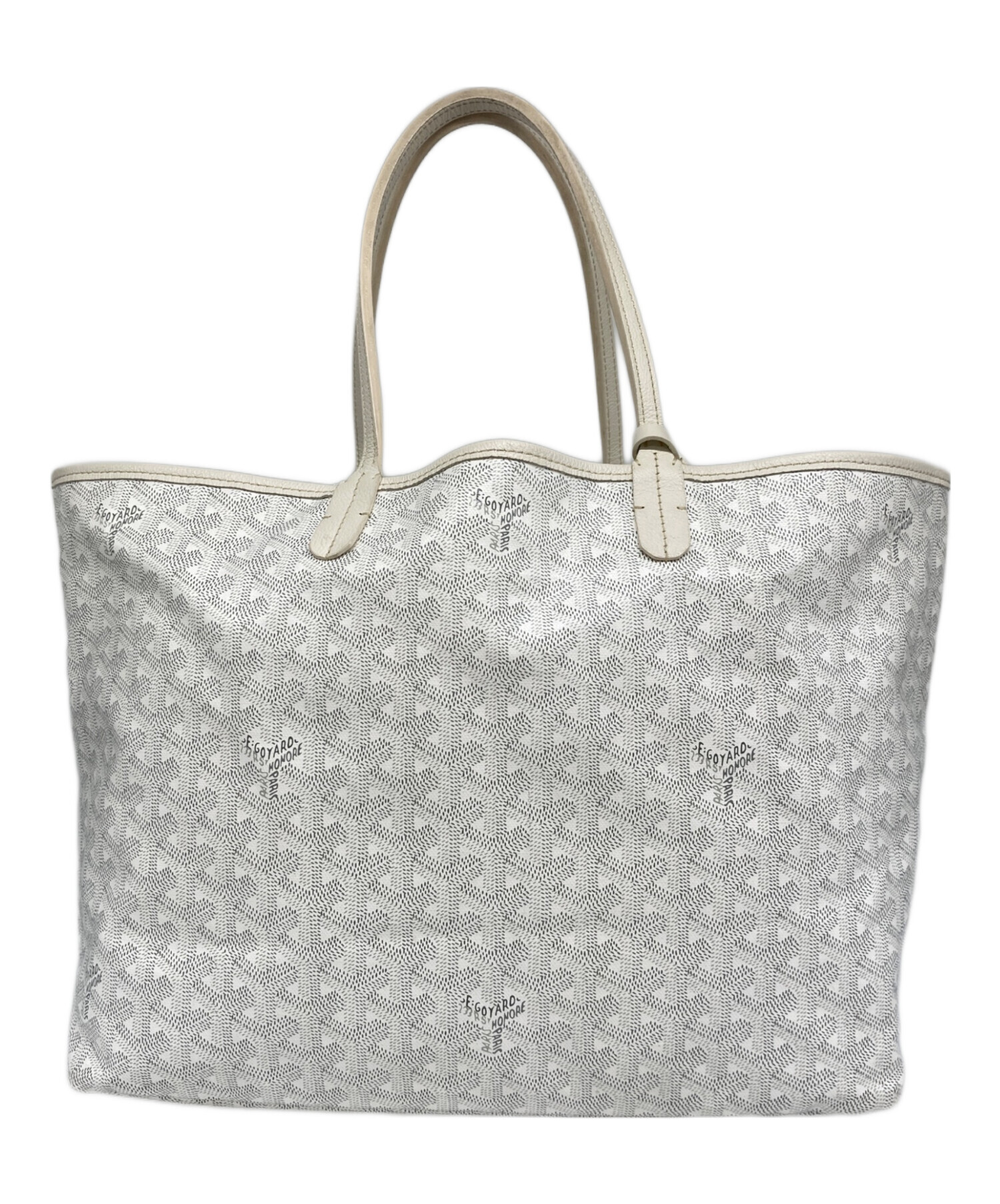 中古・古着通販】GOYARD (ゴヤール) サンルイPMトートバッグ ホワイト