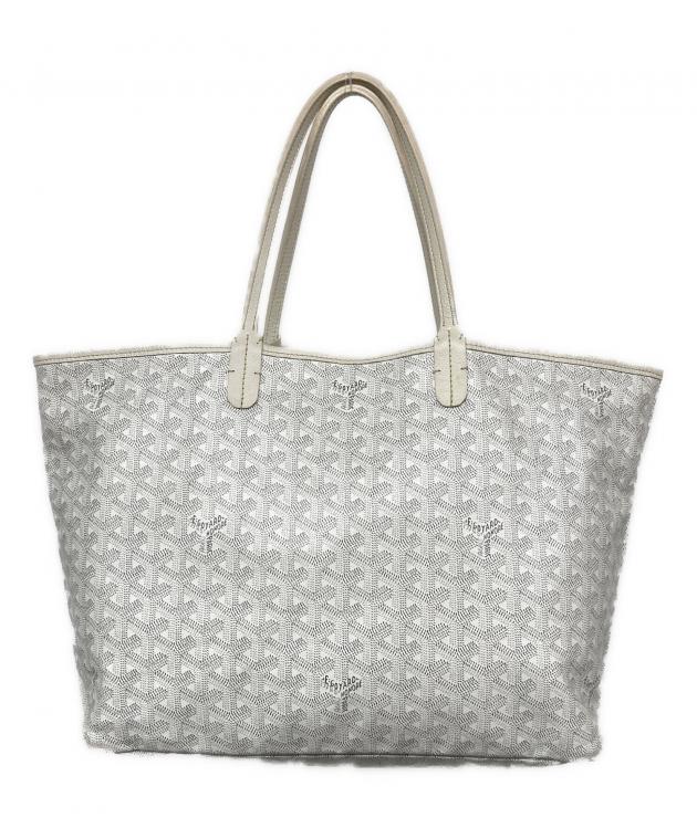 中古・古着通販】GOYARD (ゴヤール) サンルイPMトートバッグ ホワイト