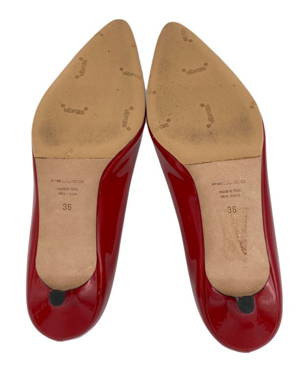 中古・古着通販】PELLICO (ペリーコ) エナメルパンプス レッド