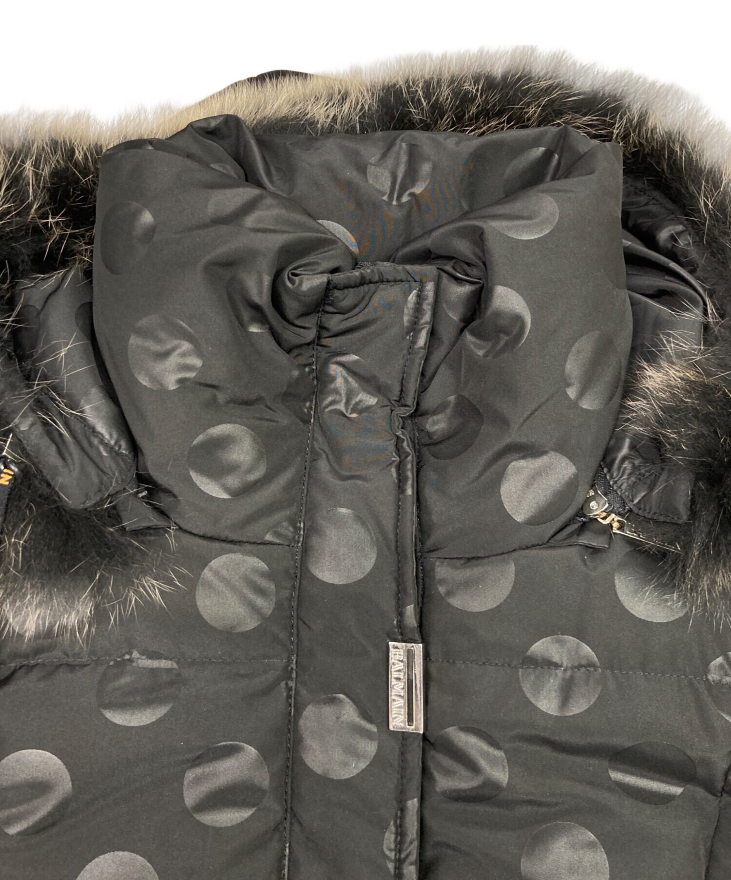 中古・古着通販】BALMAIN (バルマン) ダウンコート ブラック サイズ:L 