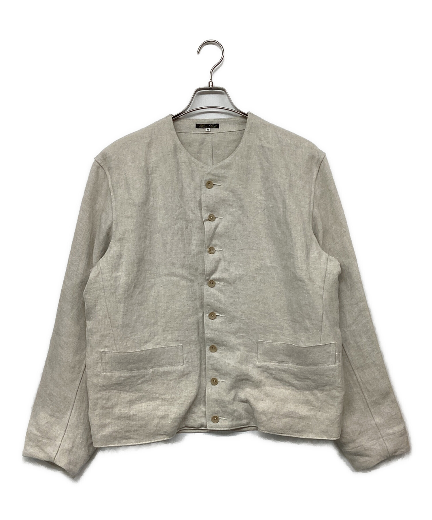 HAVERSACKハバーサック ウール ノーカラージャケット Mサイズ